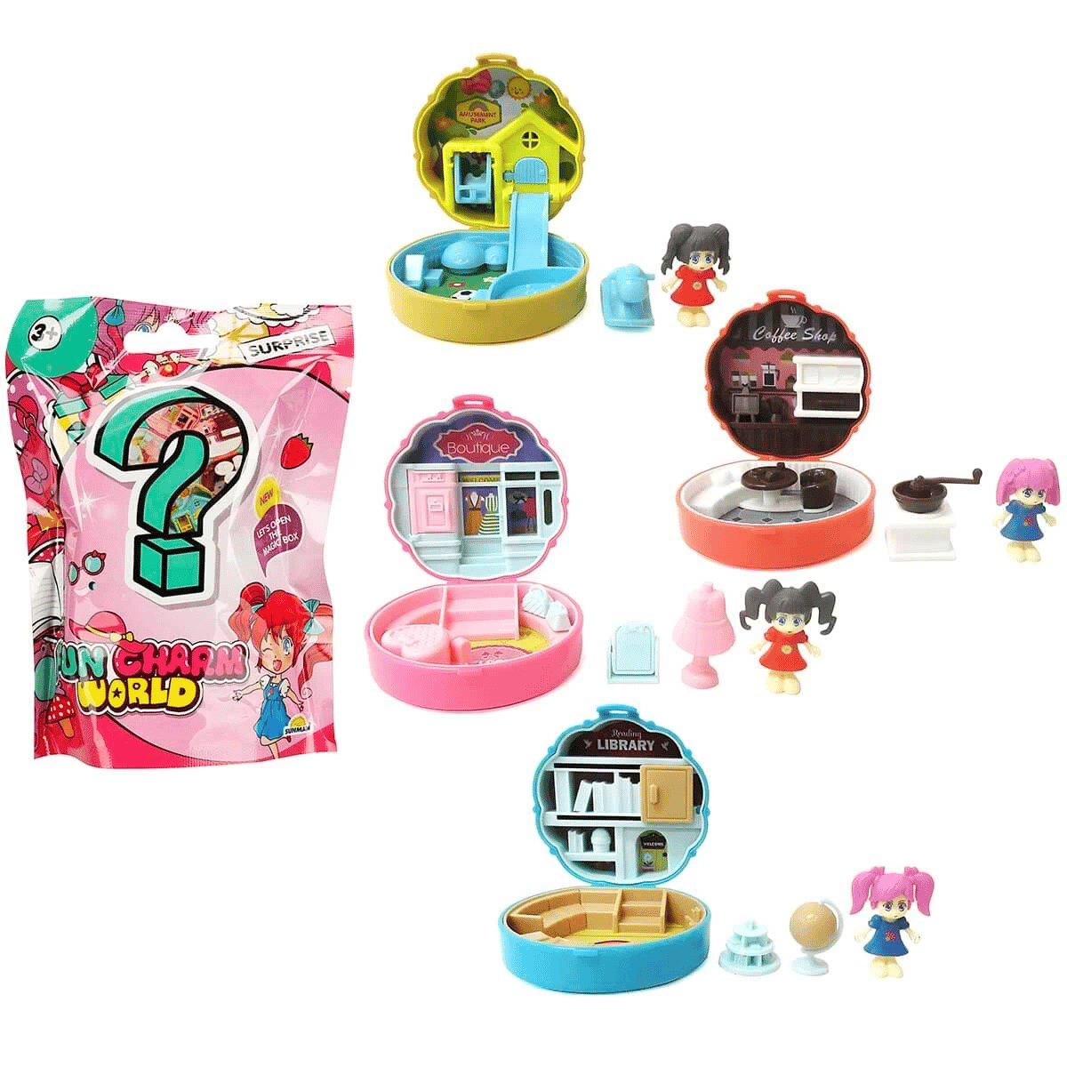Taşınabilir Dollhouse Mini Figür Sürpriz Paket - 1 Adet Fiyatıdır