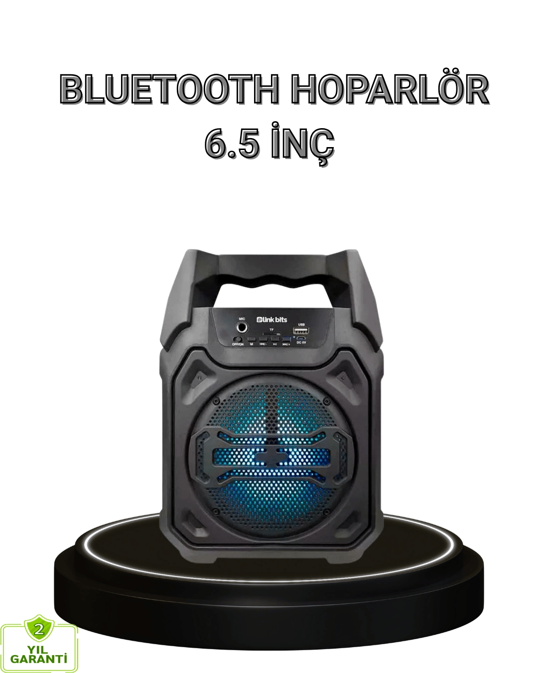 Taşınabilir Şarjlı Hoparlör – Bluetooth, TWS ve Uzun Pil Ömrü