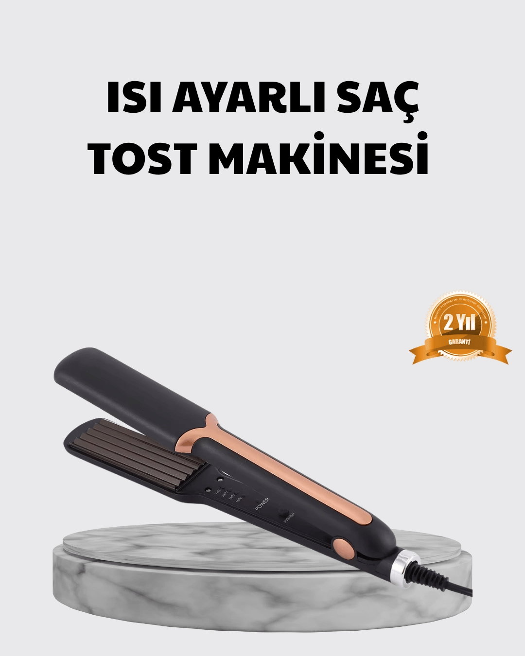 Tost Model Saç Şekillendirici Hızlı Isınan Isı Ayarlı