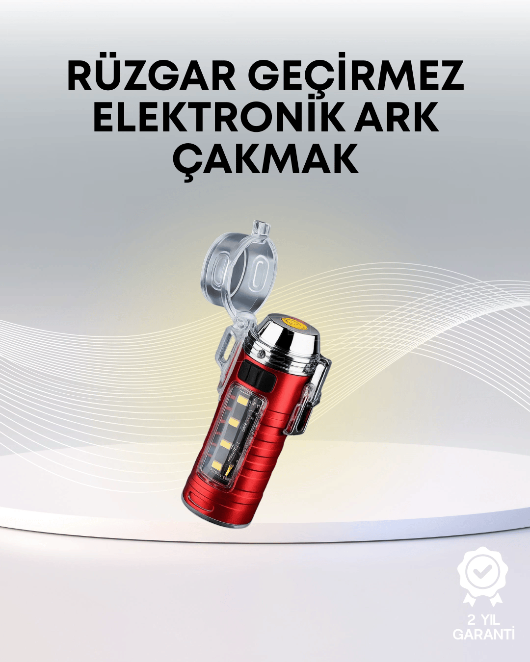 USB Şarjlı Suya Dayanıklı Elektrikli Çakmak