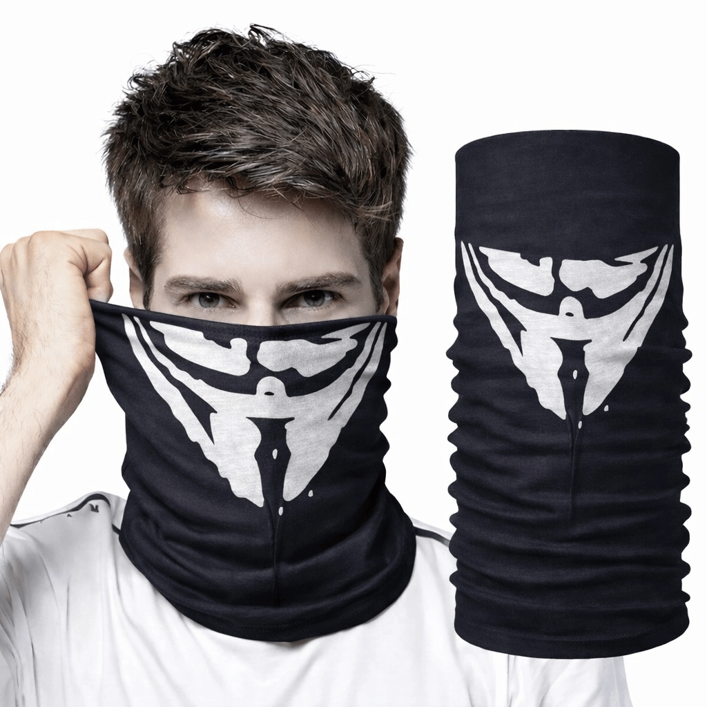 Vendetta Maskesi Desenli Baf Bandana – Çok Amaçlı Yüz Boyunluk Bandana 4 No Bx40