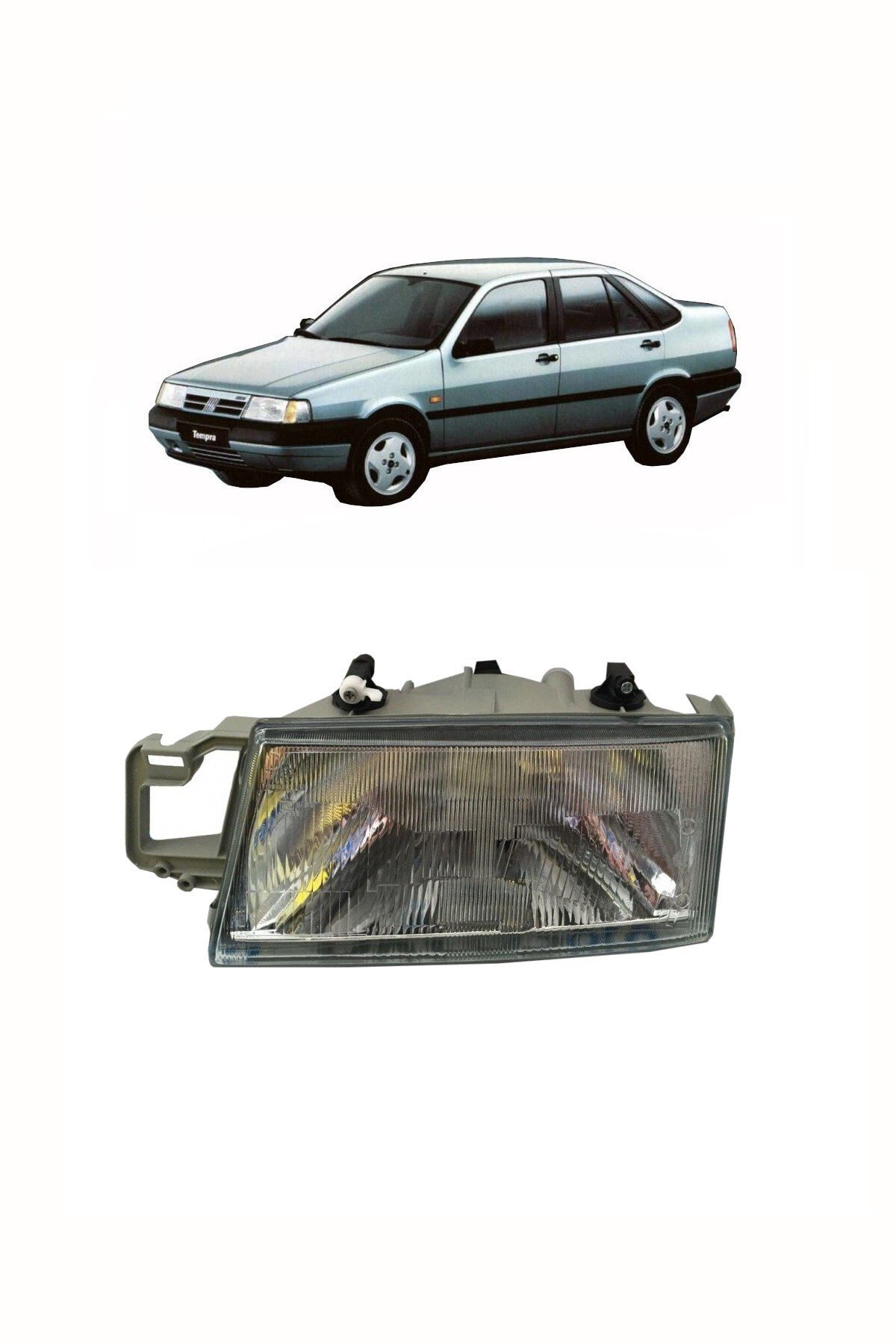 Fiat Tempra Sağ Ön Far Yolcu Tarafı