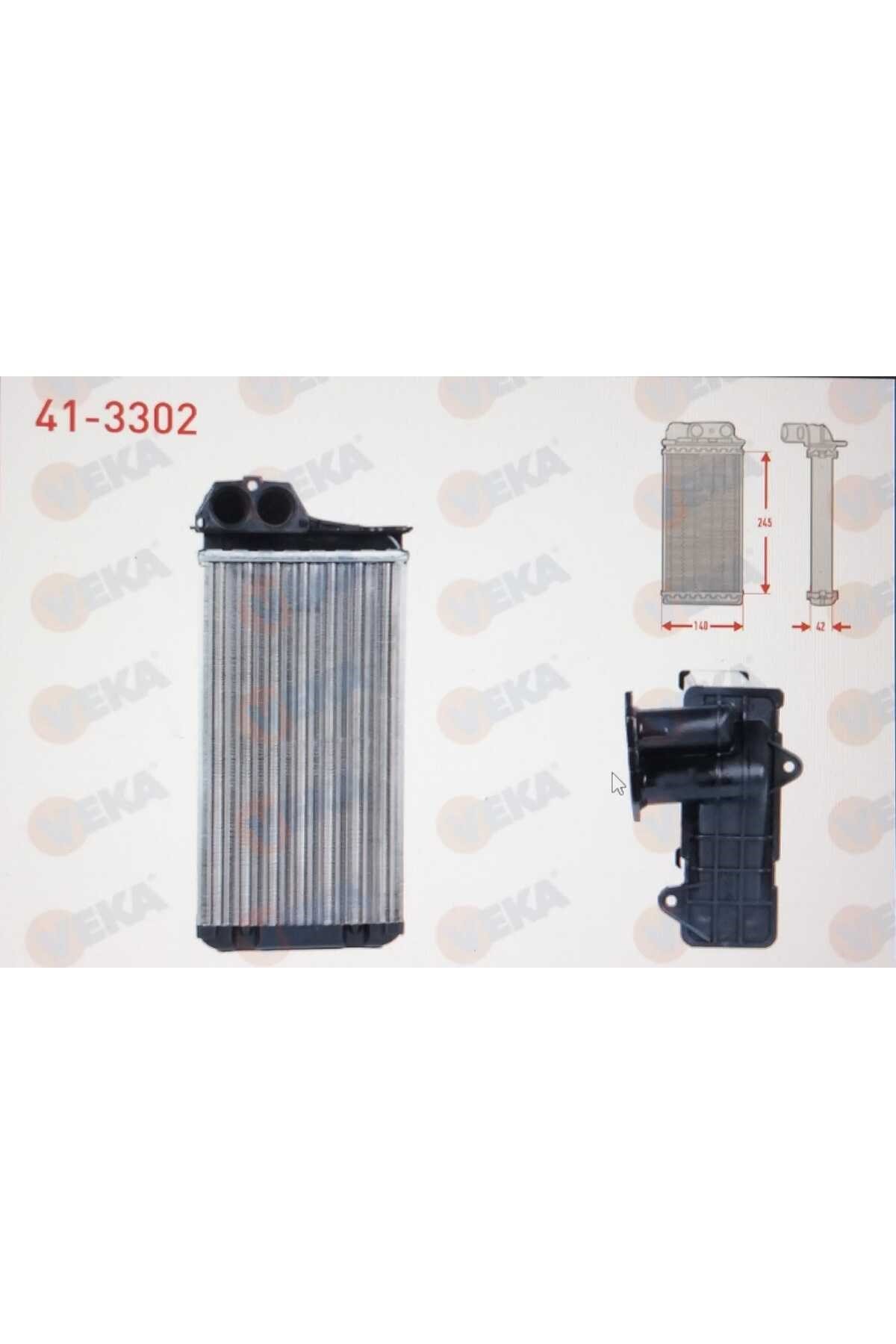KALORIFER RADYATORU MEKANIK PEUGEOT 206 (2A/C) 1.4 HDI 1998-2006