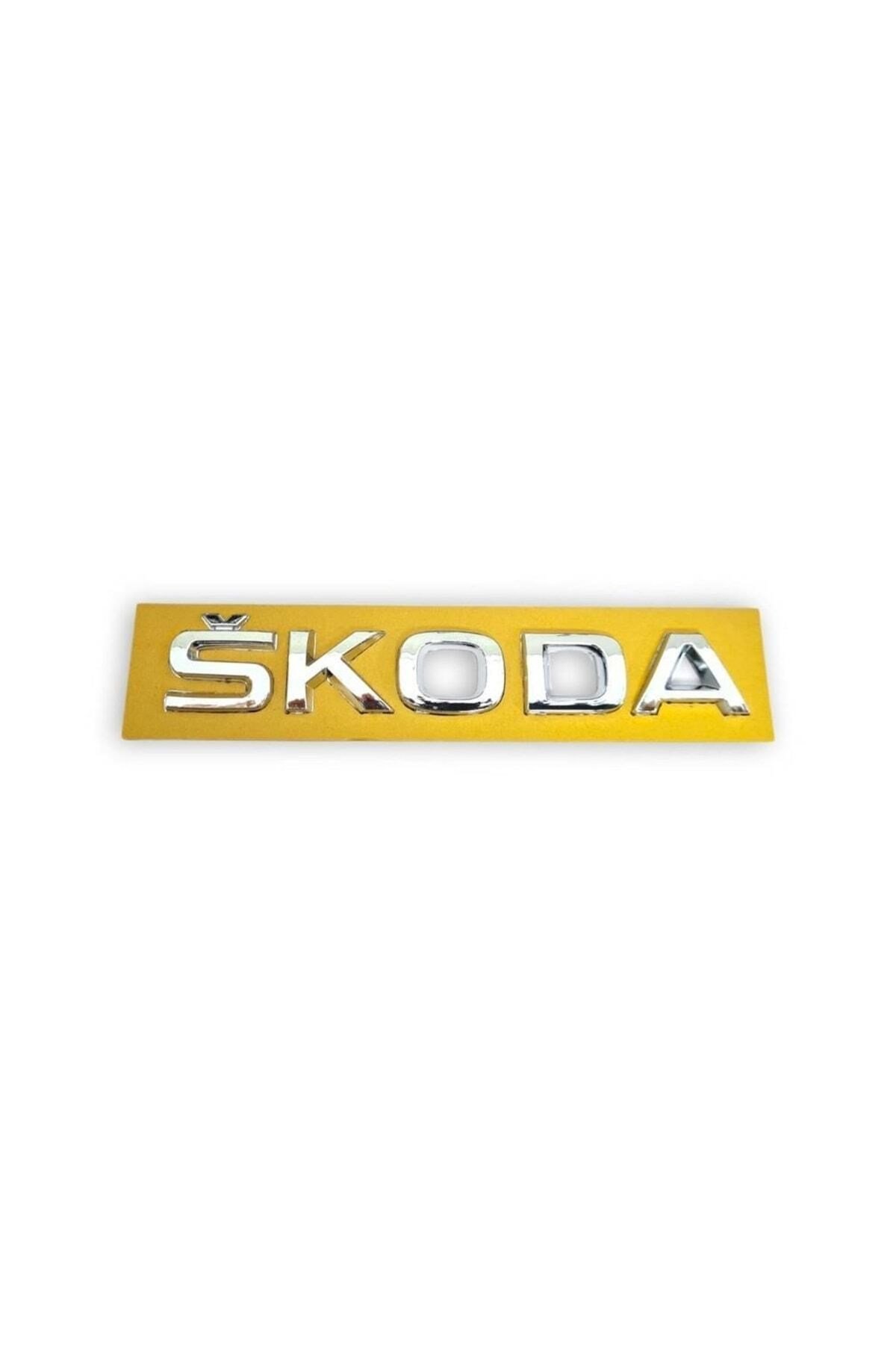 Skoda Superb 2 Makyajlı 2014-2015 Uyumlu Arka Bagaj Kapağı Skoda Marka Yazısı 5ja853687