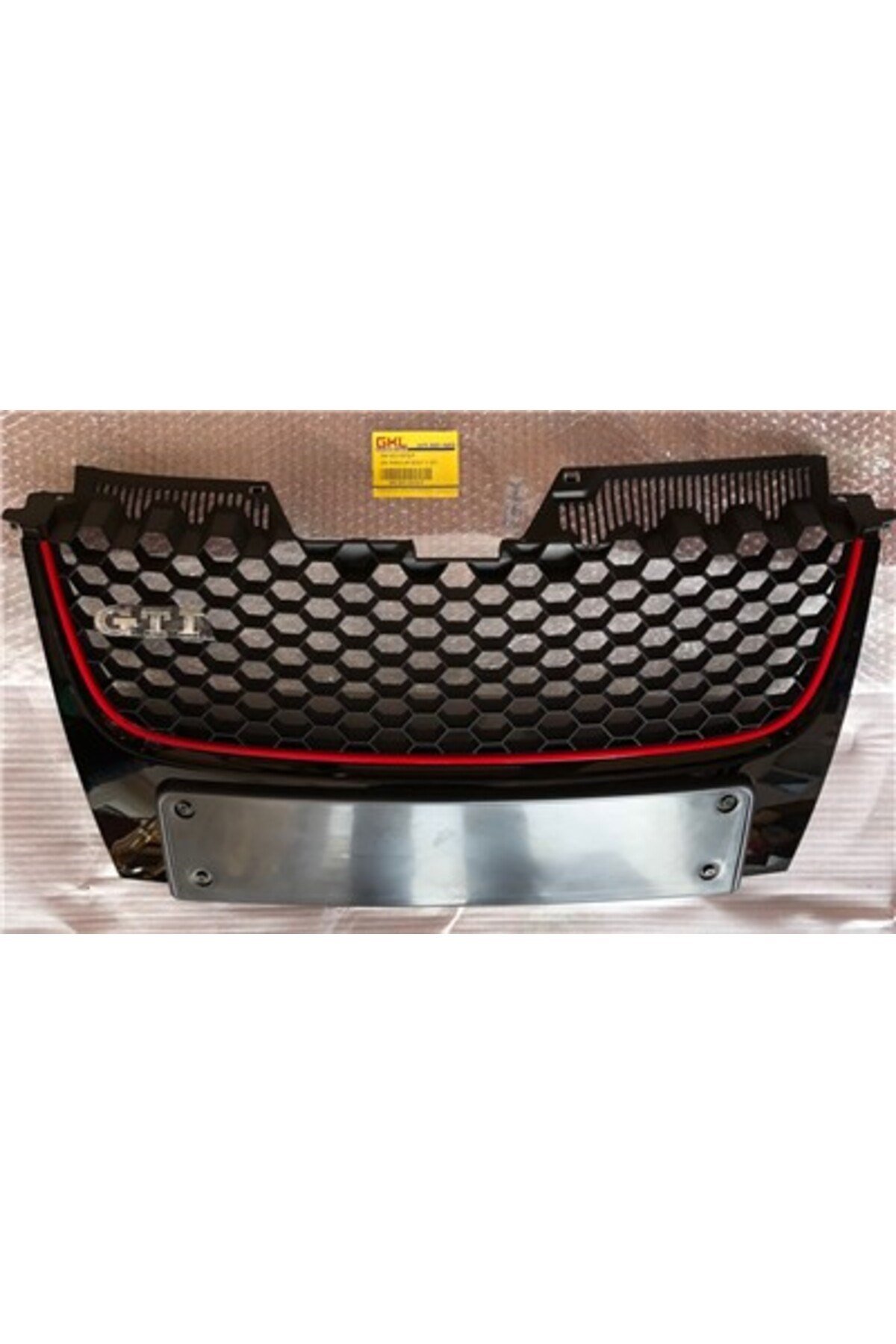 VOLKSWAGEN ÖN PANJUR PARLAK SİYAH KIRMIZI ÇİZGİLİ+GTI YAZILI MODİFİYE GOLF5 GTİ 2004-2009 1K0853651E VW8/1K0807285B