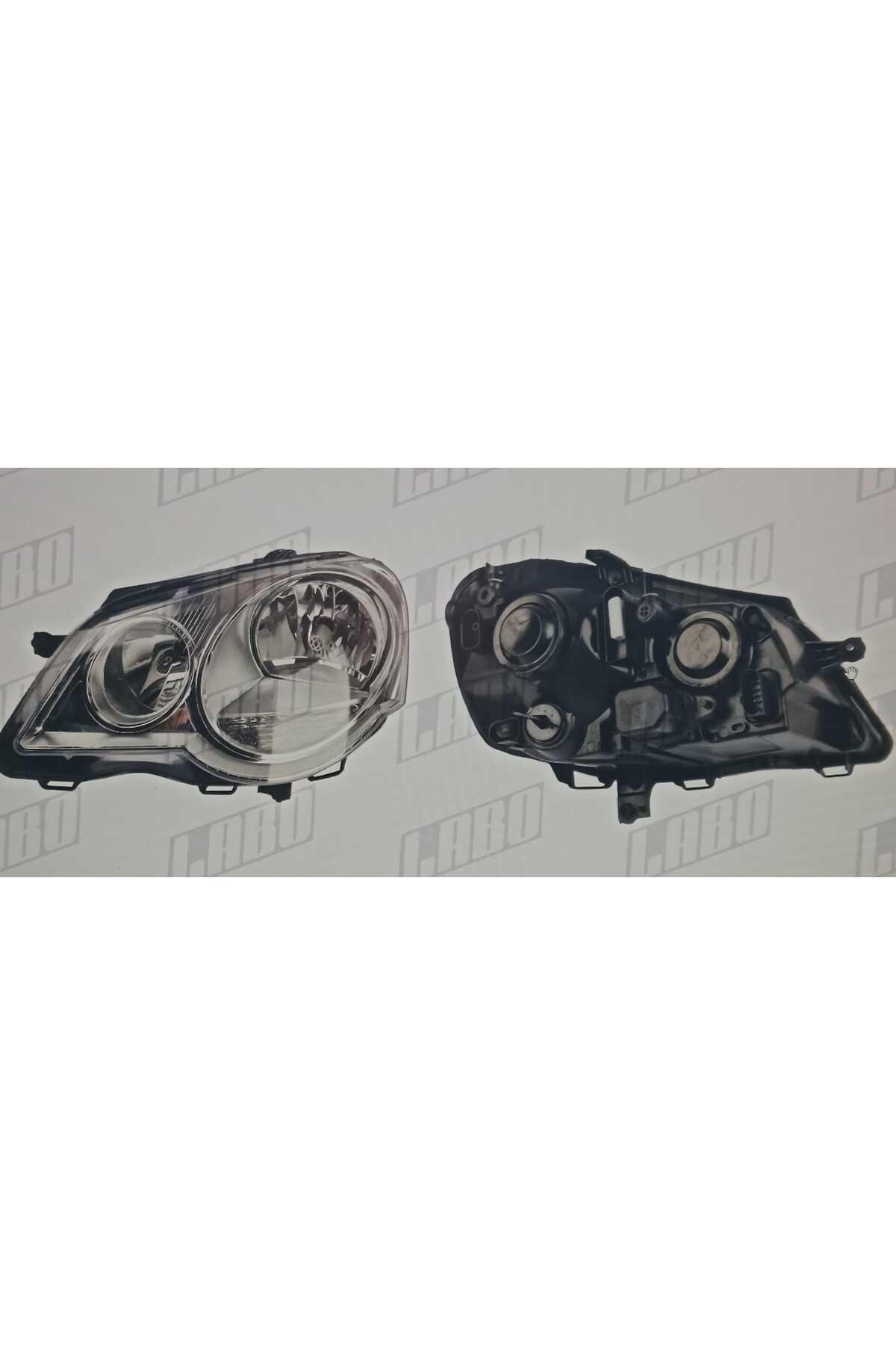 Volkswagen Polo 2005 - 2009 Far Komple Sol 6Q1941007AT