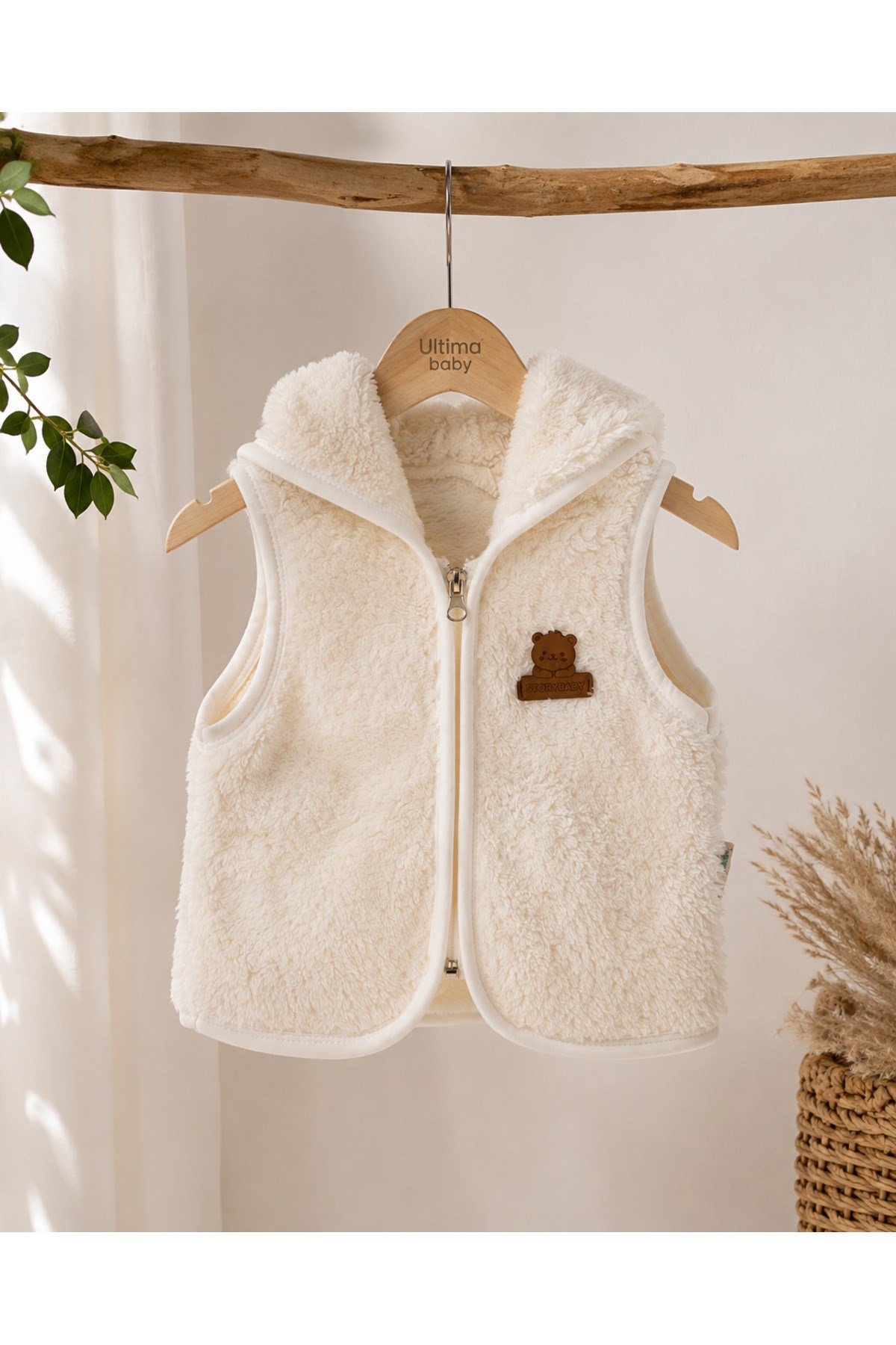 Bebek Welsoft Yelek-ekru