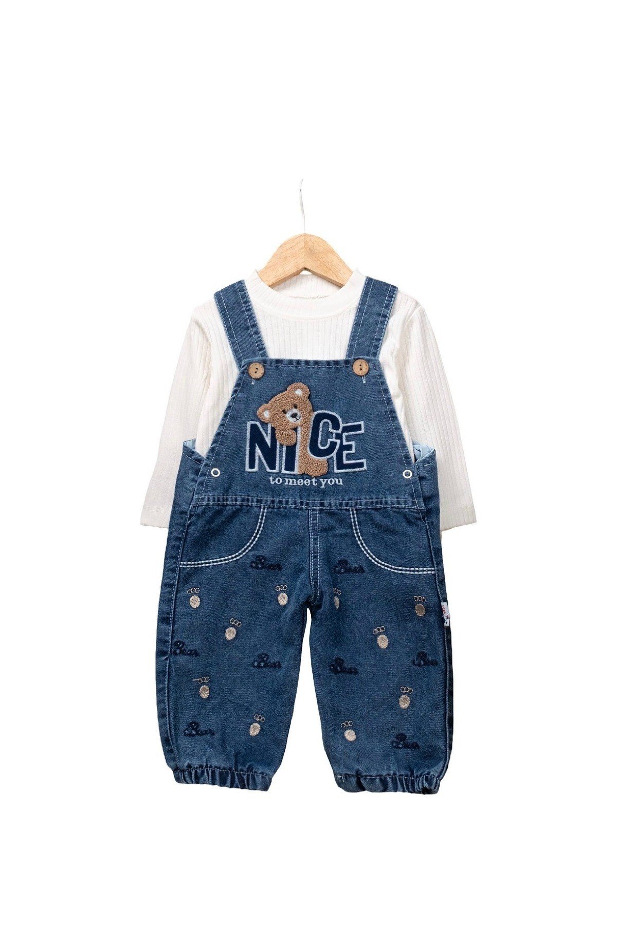 Erkek Çocuk Badili Denim Salopet