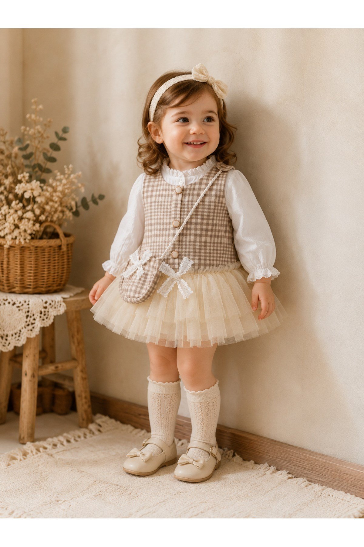 KIZ BEBEK TÜTÜLÜ ELBİSE