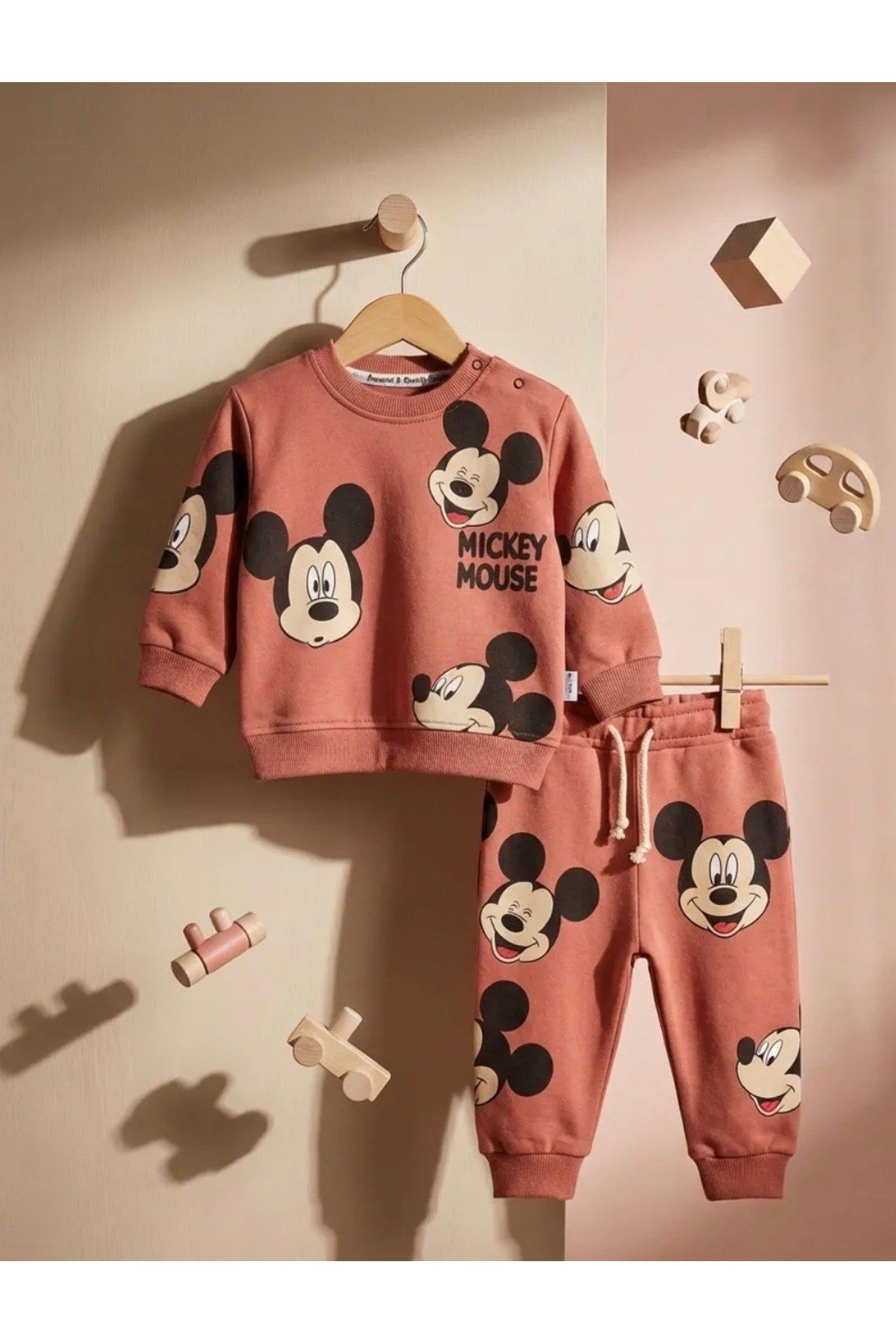 Mickey Mause Bebek Alt Üst Takım