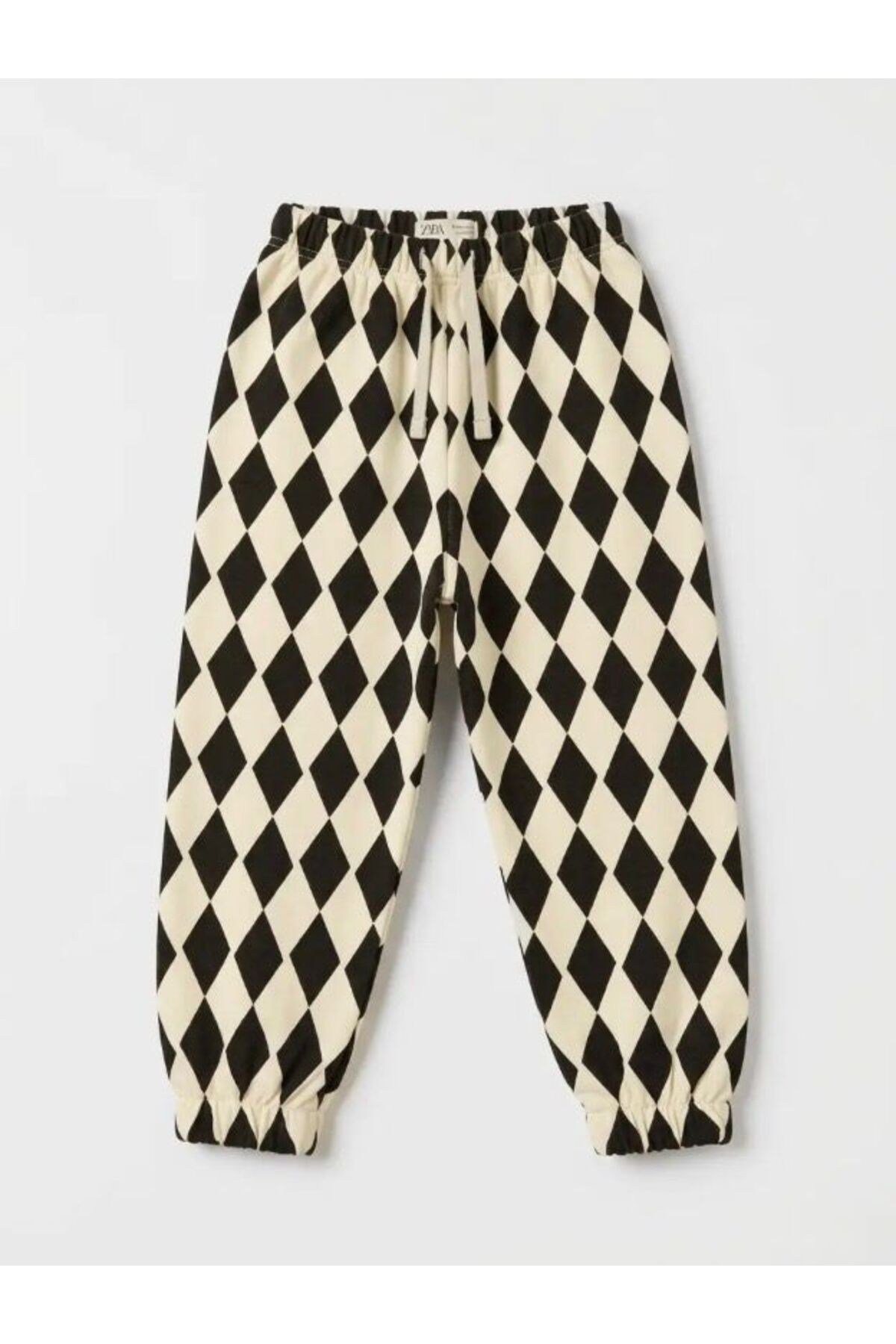 Çocuk Damalı Jogger/Pantolon