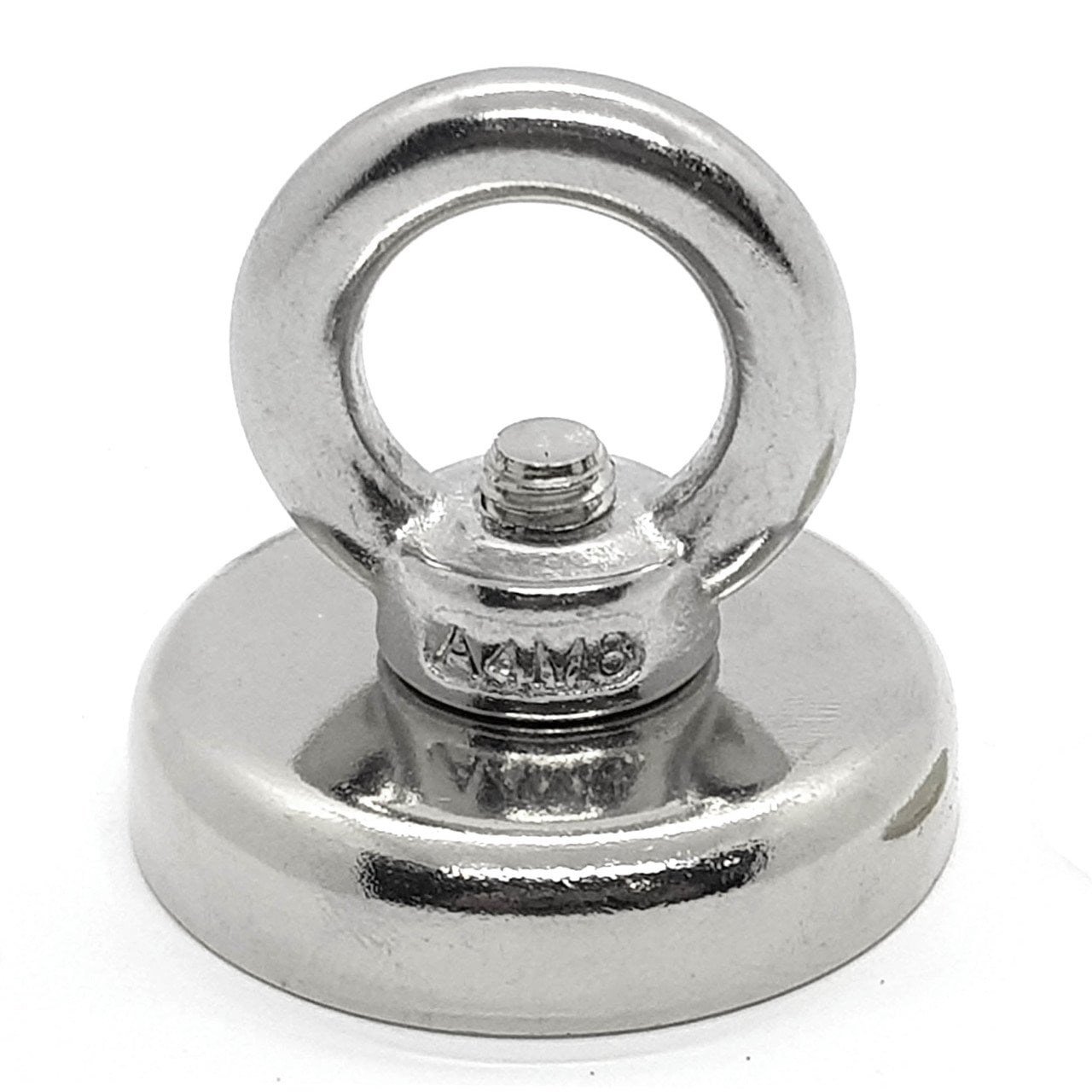 12\'Lİ PAKET 48mm Neodyum Pot Mıknatıs - Magnet Fishing Çok Güçlü Kurtarma Mıknatısı