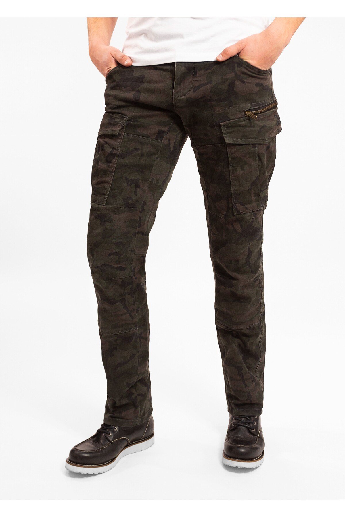 Kevlar Kamuflak Motosiklet Pantolonu Cargo Stroker 5005