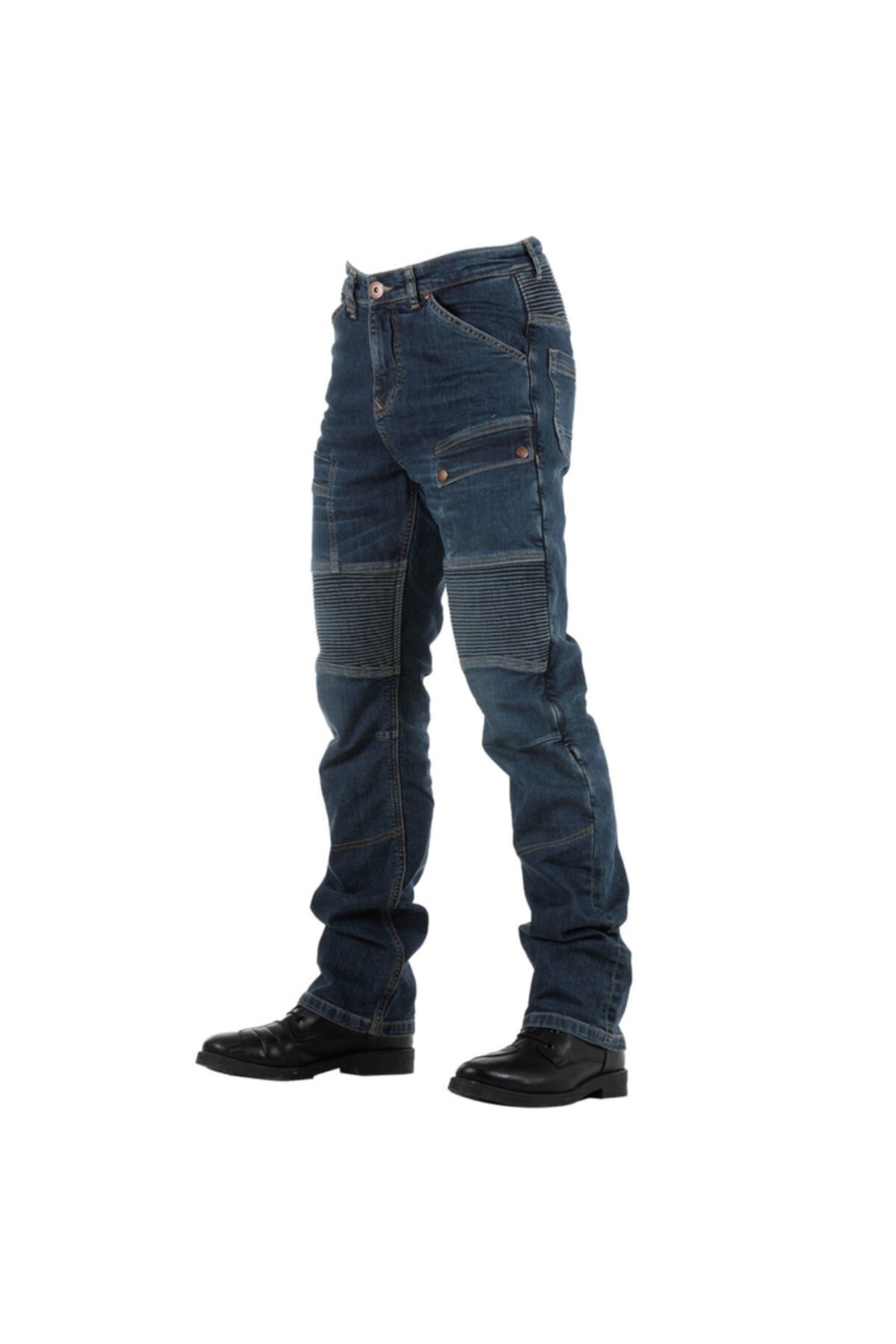 Overlap Road Smalt Kevlar Jeans Motosiklet Pantolonu