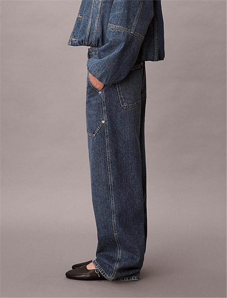 CALVİN KLEİN SİGNATURE 90'S STRAİGHT JEANS