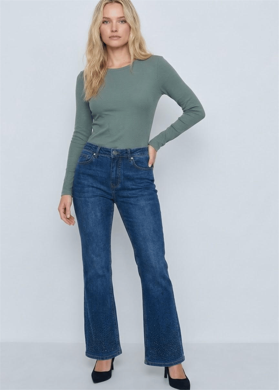MOS MOSH TAŞ DETAY JEANS 
