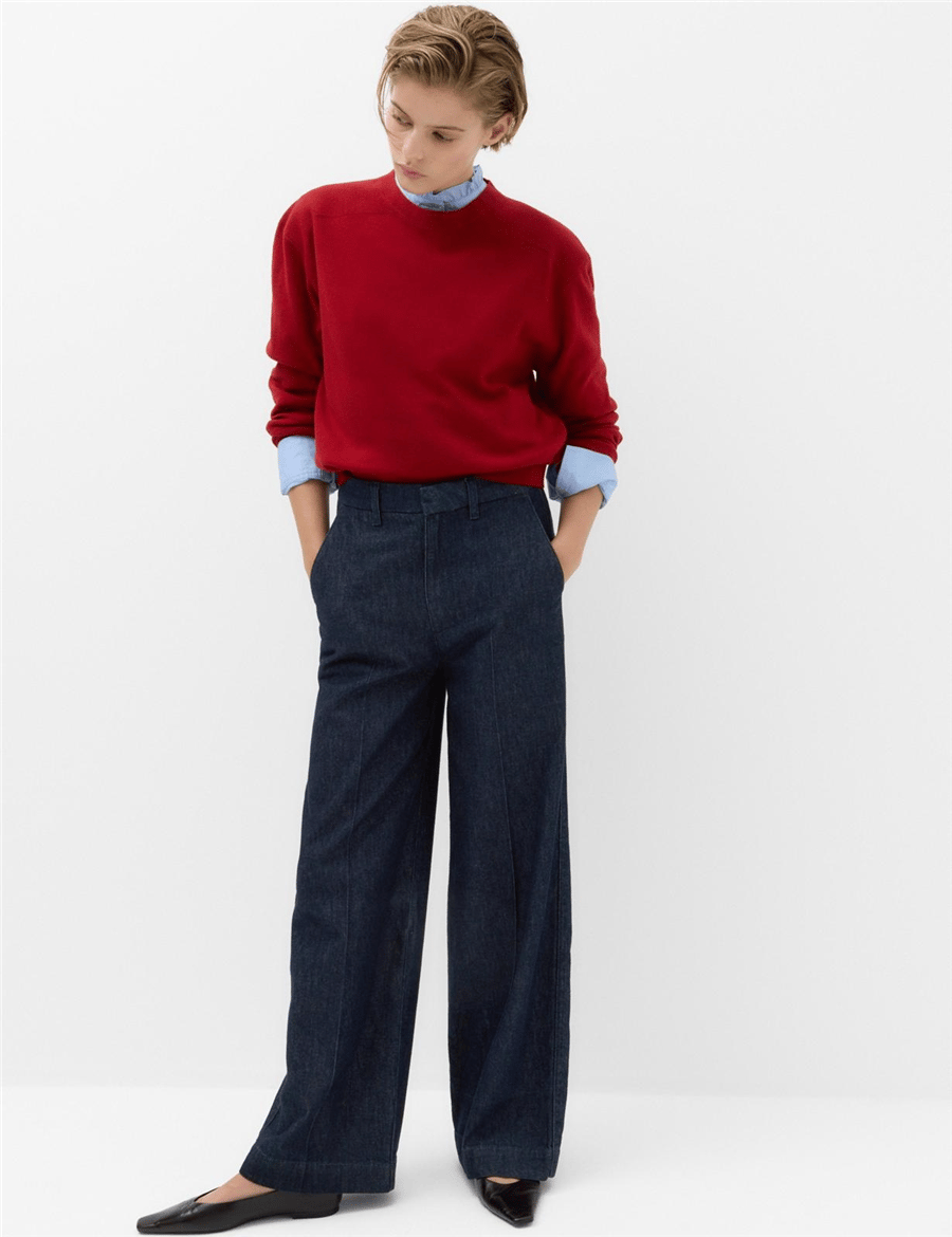 M&S PREMİUM WİDE LEG JEANS 