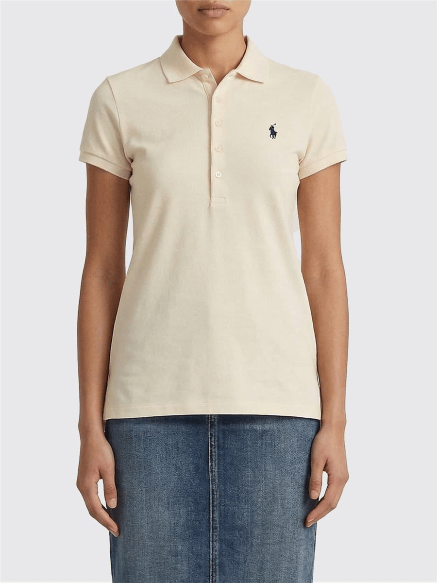 POLO YAKA T-SHİRT EKRU