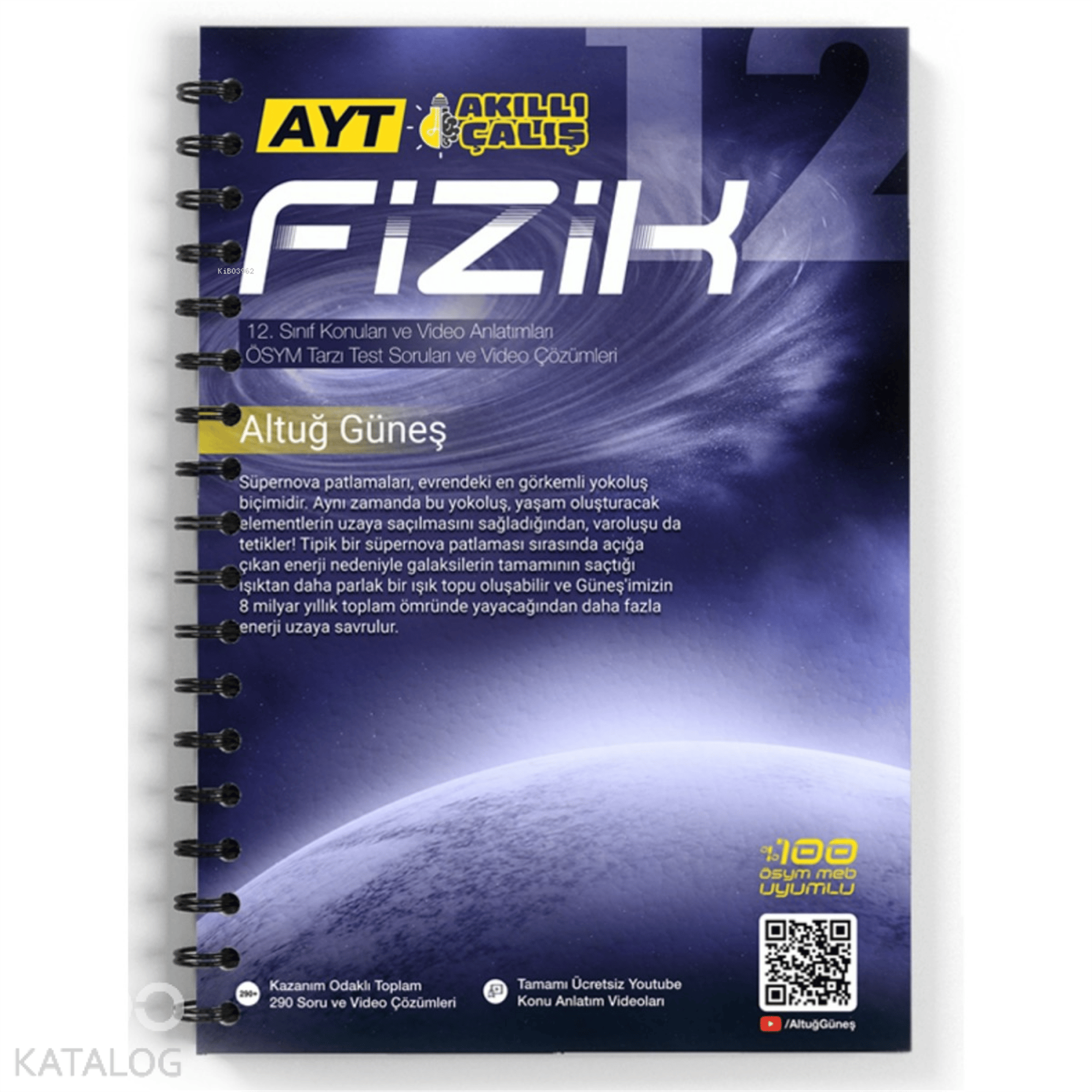 Altuğ Güneş Yayınları AYT Fizik 12. SINIF KONULARI VE VİDEO ANLATIMLARI
