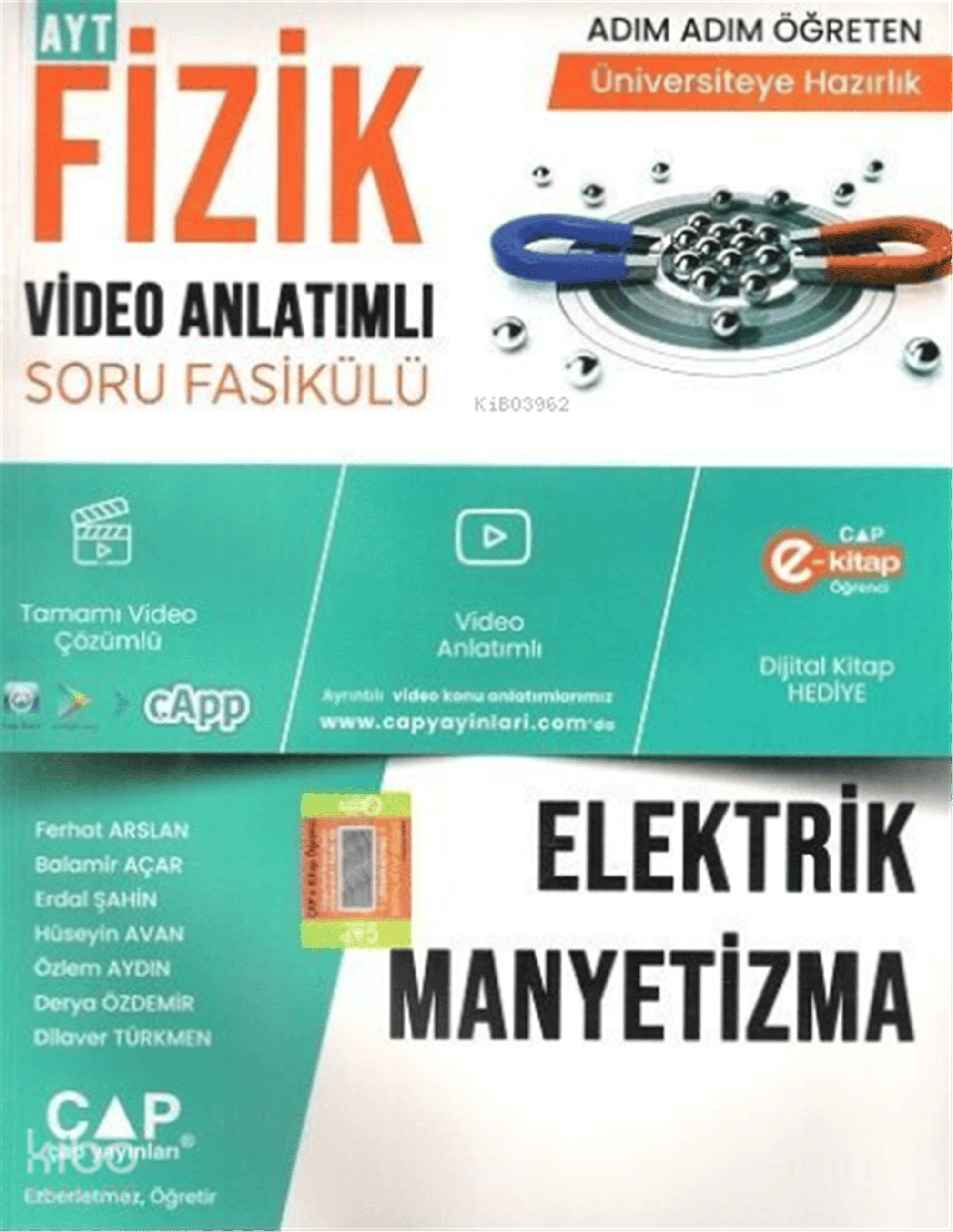 Çap Fizik Elektrik Manyetizma Konu Anlatımlı Soru Fasikülü