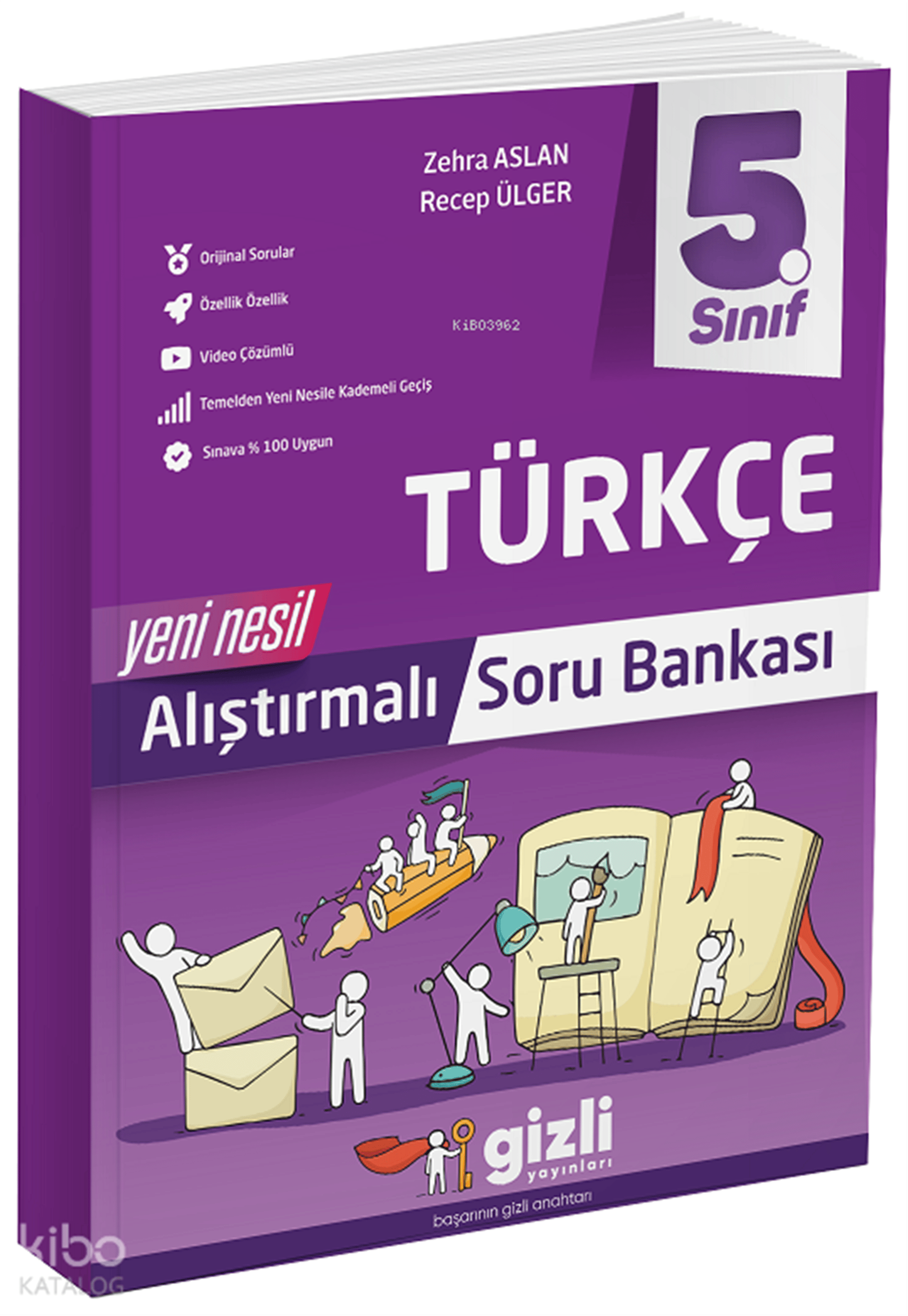 Gizli 5. Sınıf Türkçe Alıştırmalı Soru Bankası