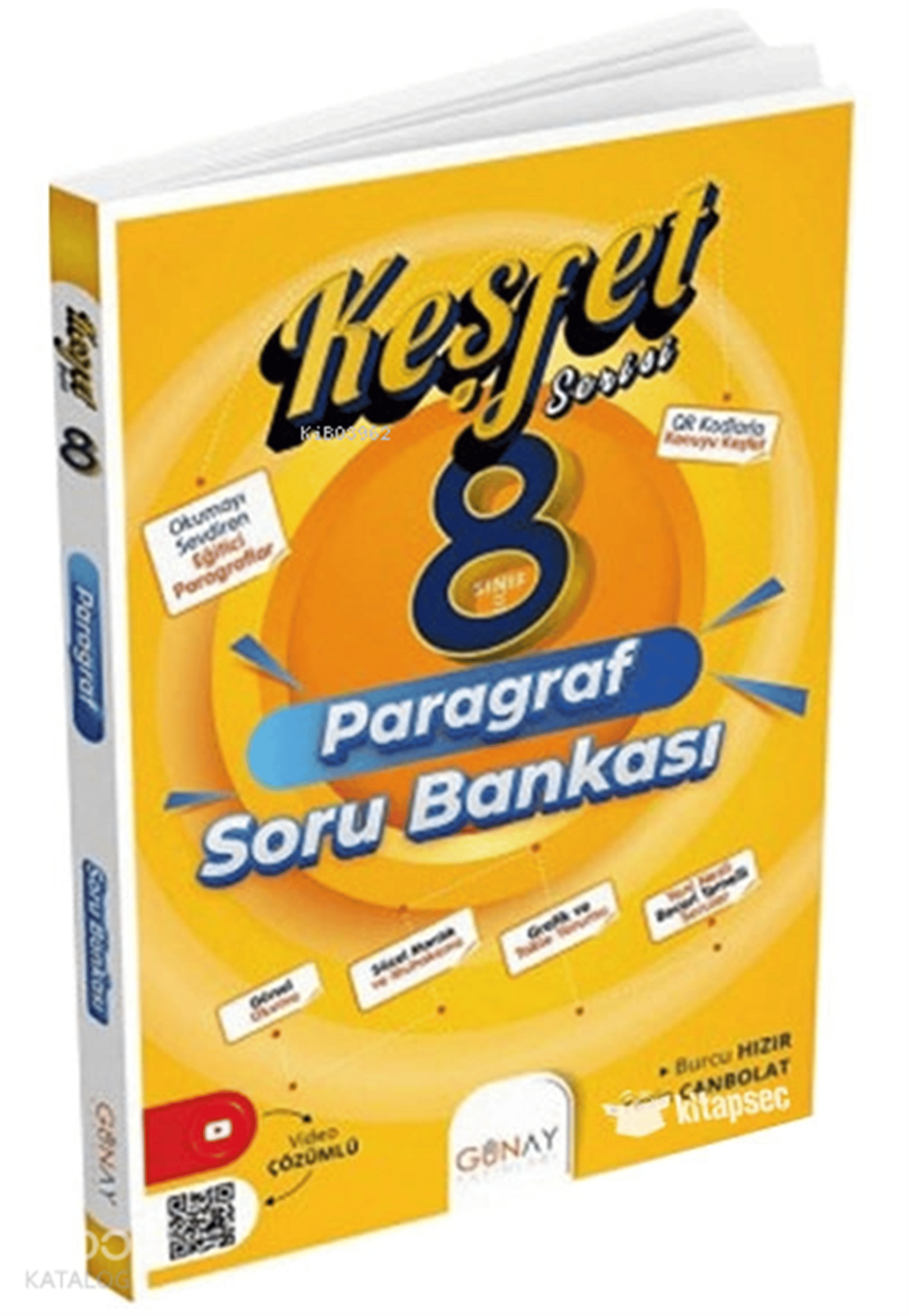 Günay Yayıncılık 8. Sınıf Keşfet Paragraf Soru Bankası
