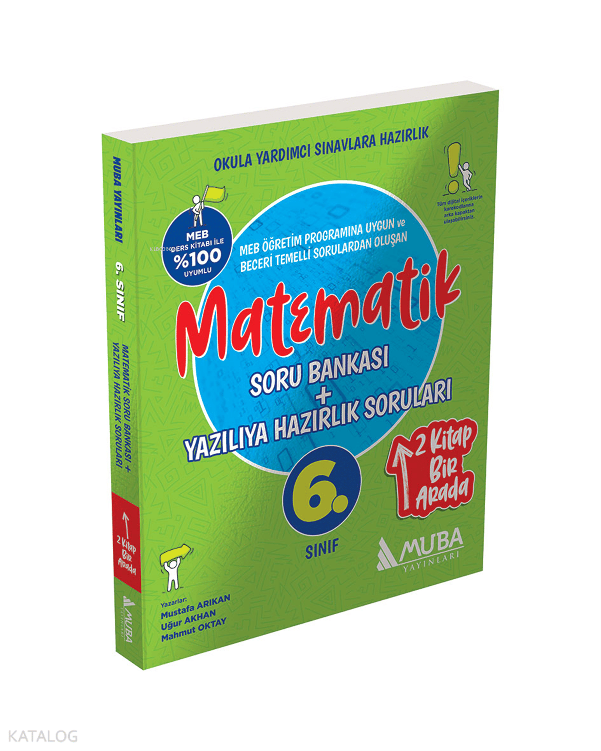 Muba Yayınları 6. Sınıf Matematik Soru Bankası + Yazılıya Hazırlık Soruları 2'si 1 Arada