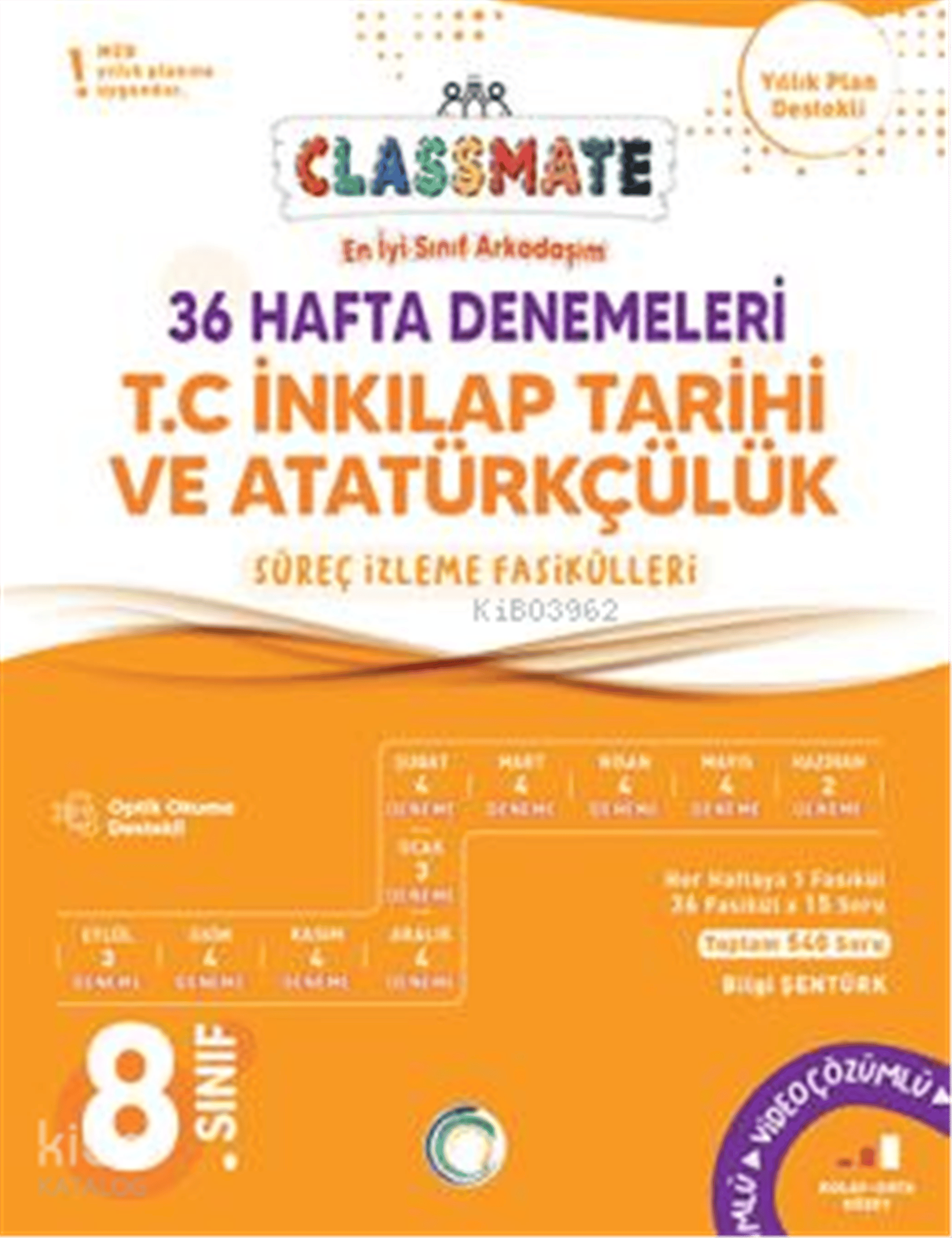 Okyanus 8. Sınıf Classmate 36 Hafta Denemeleri - T. C. İnkılap Tarihi Ve Atatürkçülük