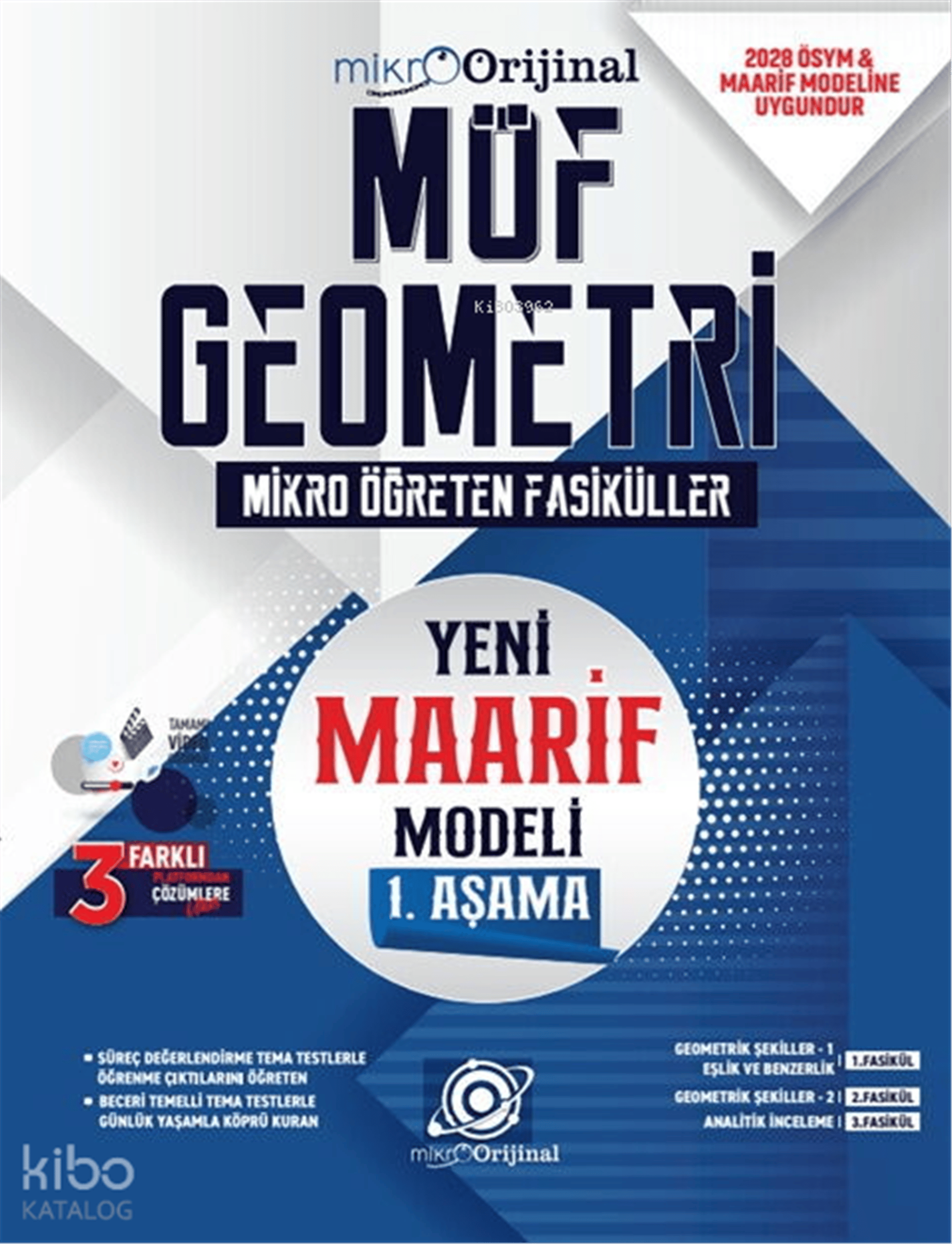 Orijinal Mikro TYT Geometri Maarif Model 1. Aşama Mikro Öğreten Fasiküller