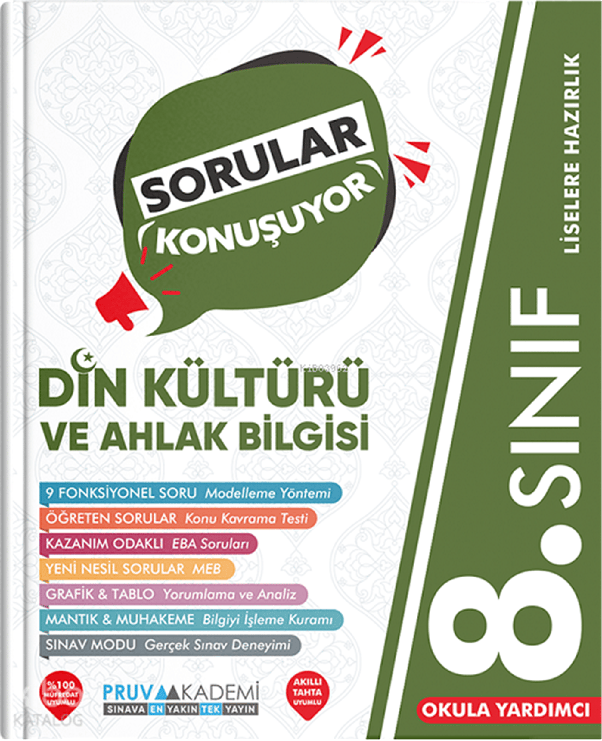 Pruva Akademi 8. Sınıf Sorular Konuşuyor Din Kültürü Ve Ahlak Bilgisi Soru Bankası