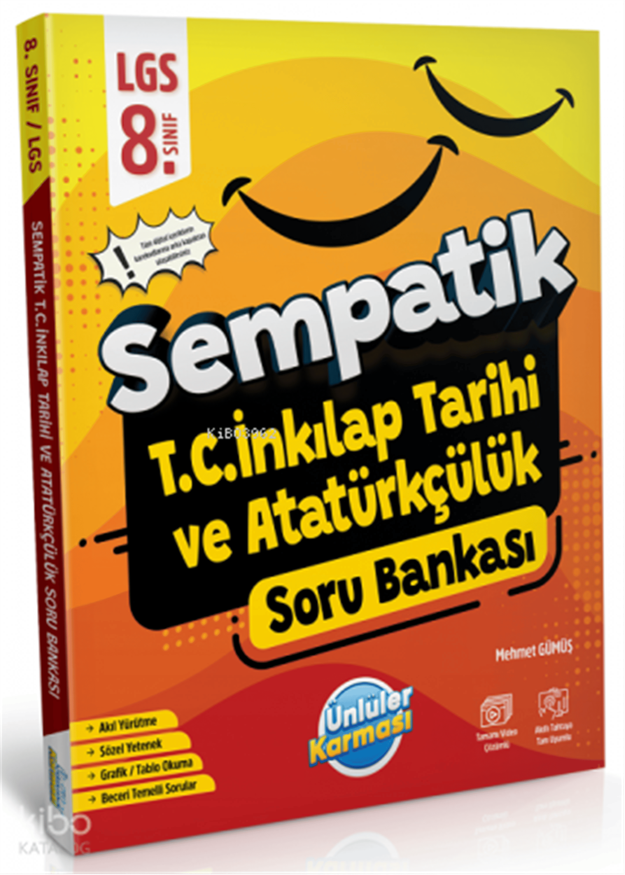 Ünlüler Karması 8. Sınıf LGS TC İnkılap Tarihi ve Atatürkçülük Sempatik Soru Bankası