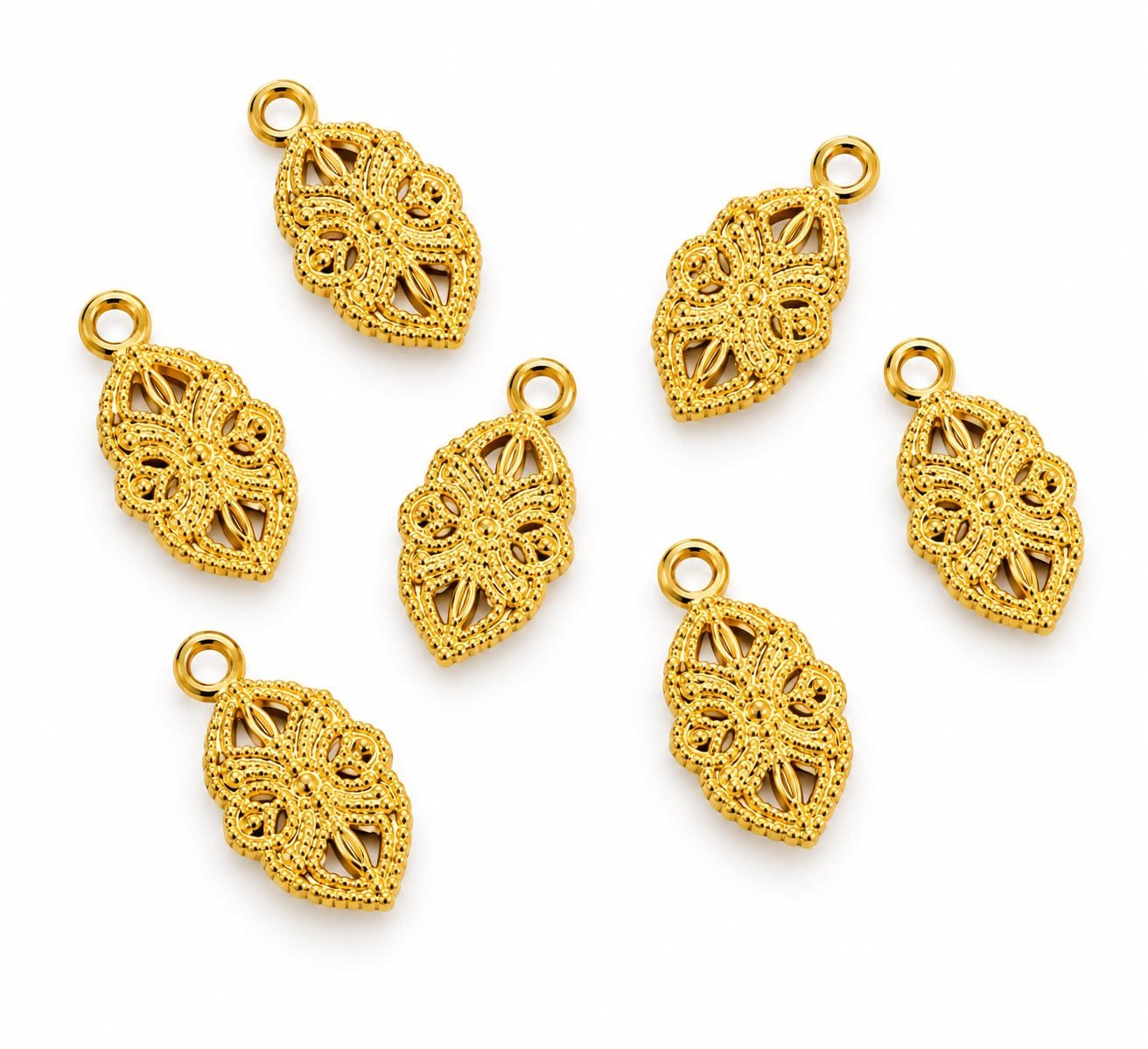 Kelebek Motifli Uç ( Gold )