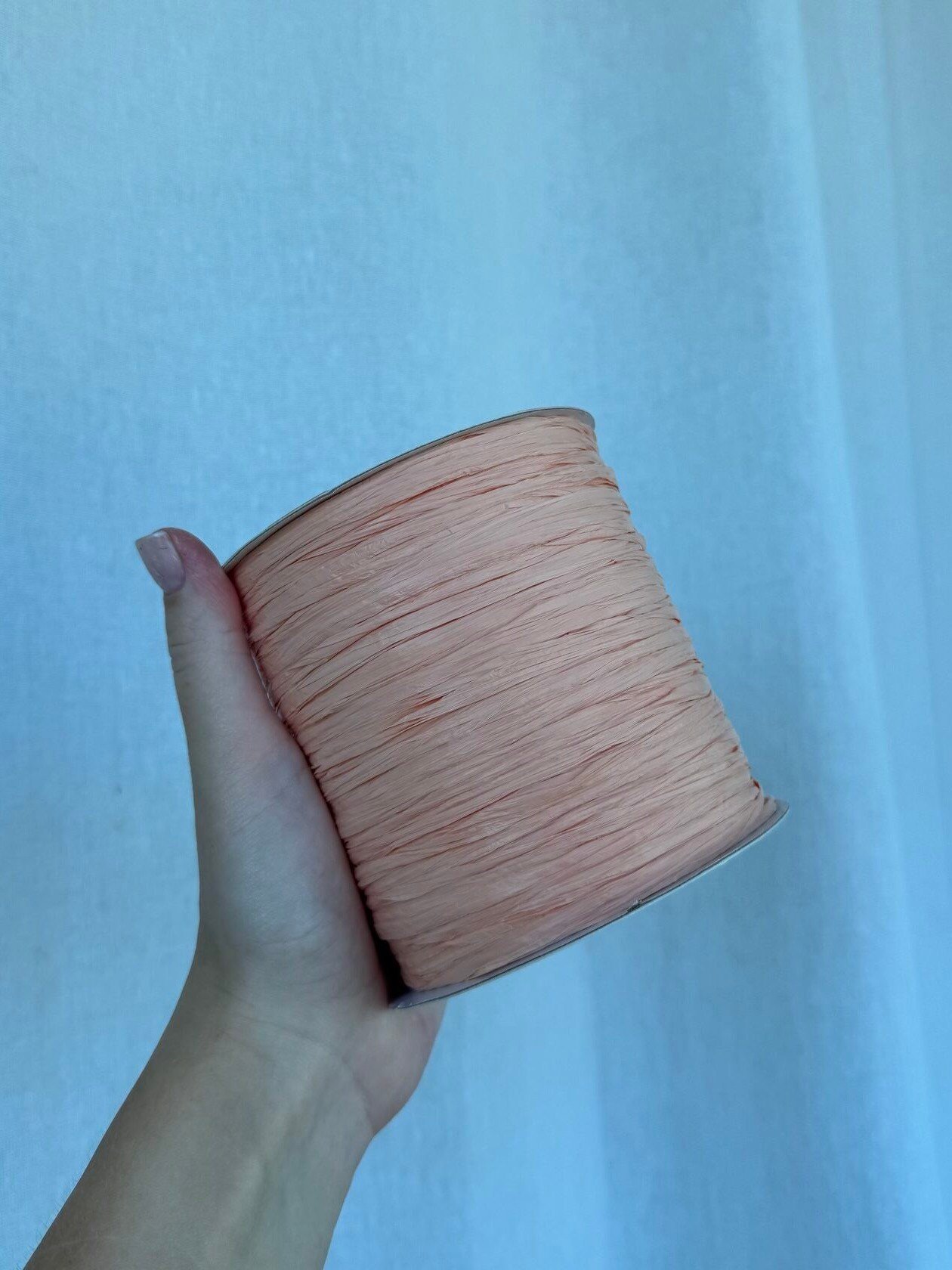 Asavia Raffia ispie - Peach