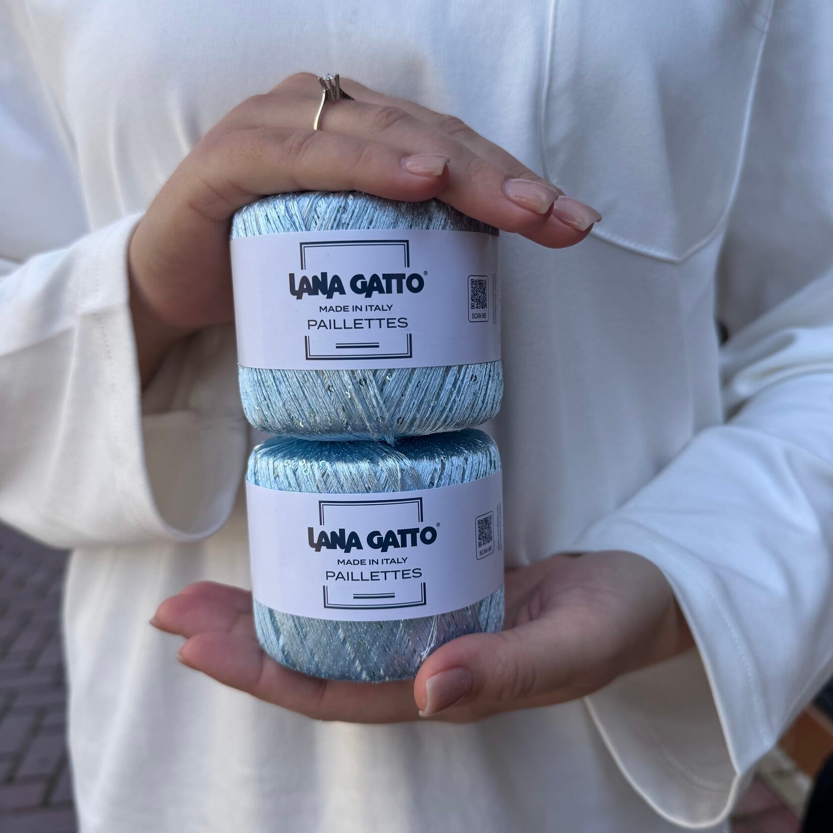 Lana Gatto Paillettes İtalyan İplik (PA-31165)