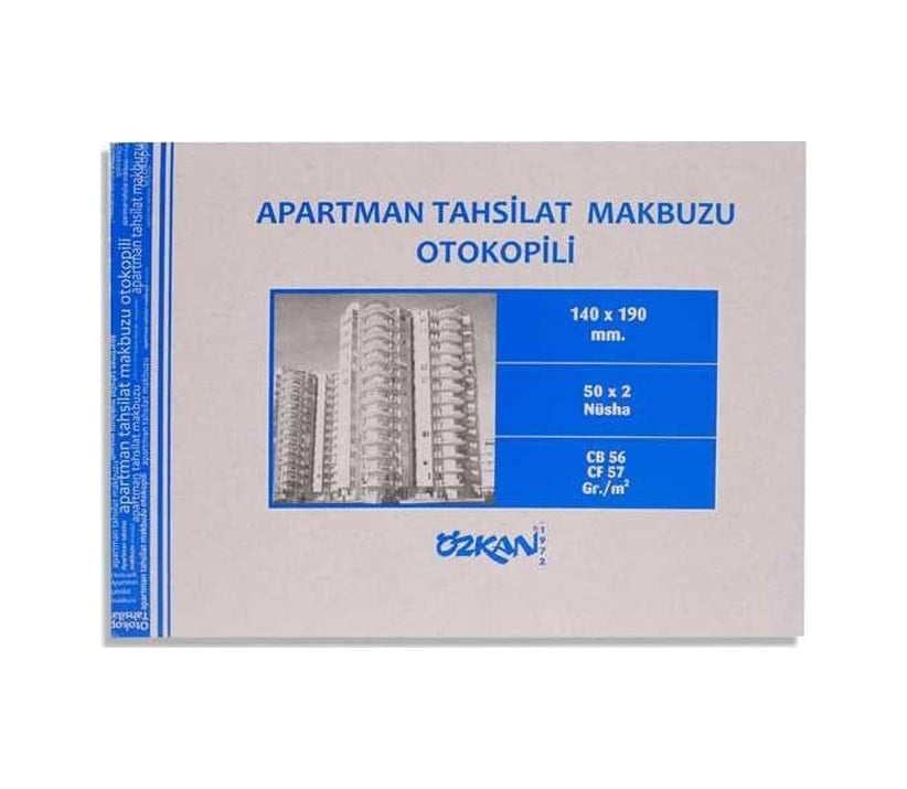 0108 Apt.tahsilat Makbuzu Otokopili 1 Adet