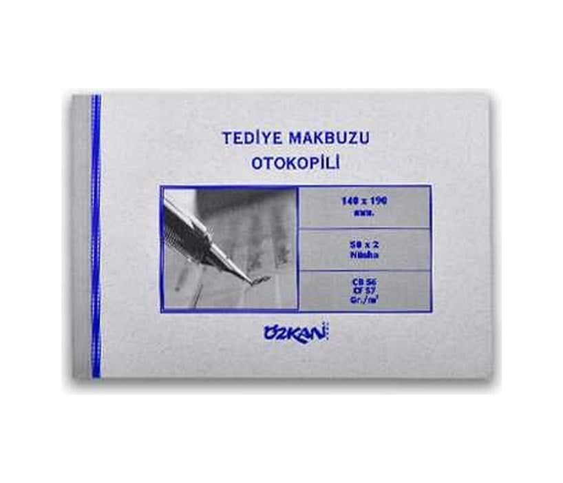 0138 Tediye Makbuzu Otokopili 1 Adet