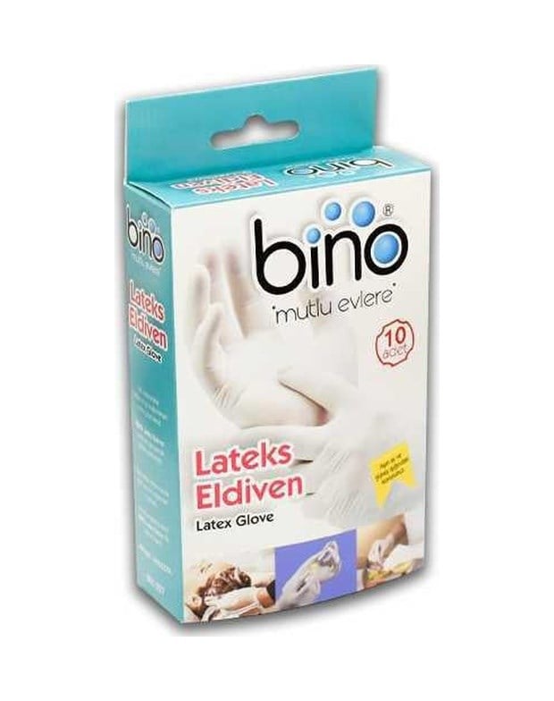 027 Lateks Eldiven 10 Lu Çok Renkli