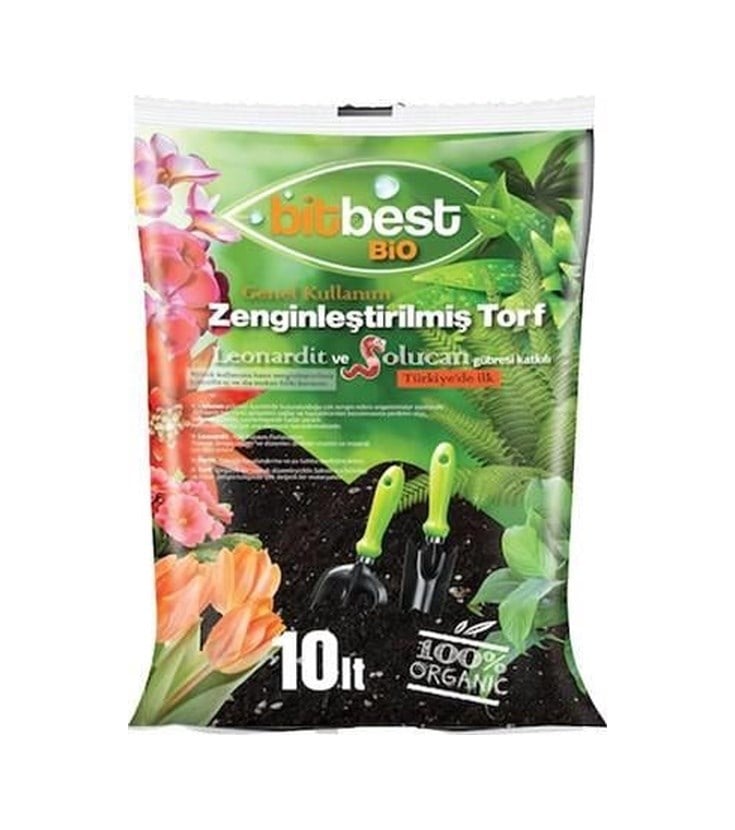 10 Lt Zenginleştirilmiş Torf 1 Adet