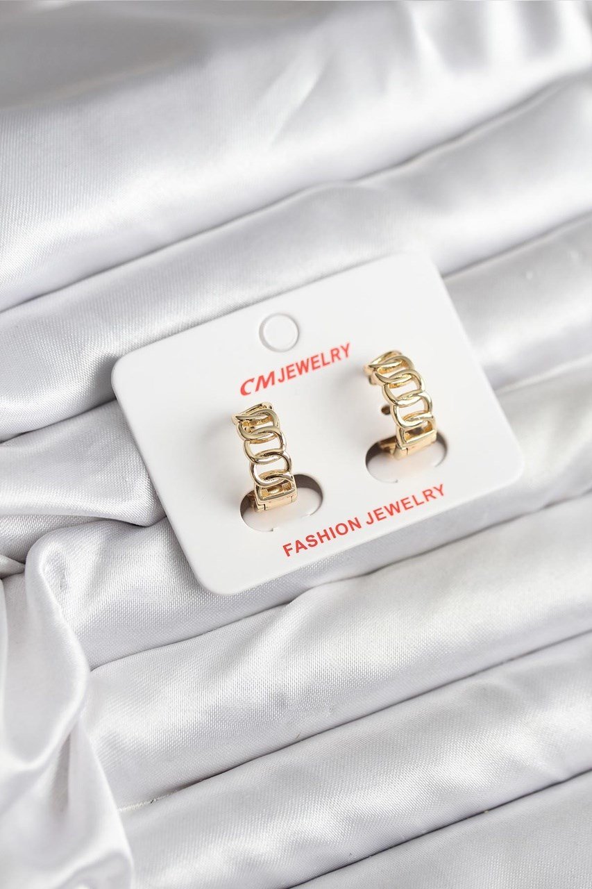 14k Gold Renk Kaplama Samanyolu Model Cm Kadın Küpe Diğer