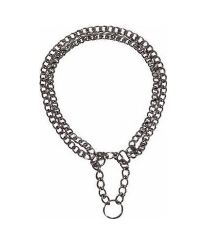 2 Sıra Zincir Köpek Boyun Tasması 55 Cm 2,5 Mm Çok Renkli
