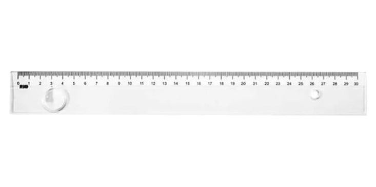 214 30 Cm Mercekli Büro Cetveli 1 Adet