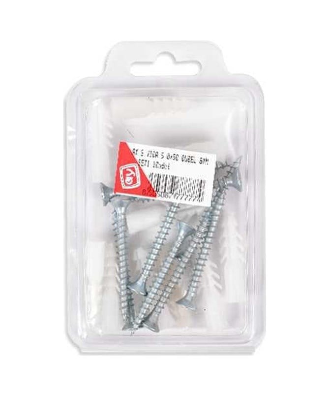 5x50 8mm Dubel S.vida Seti 10 Adet
