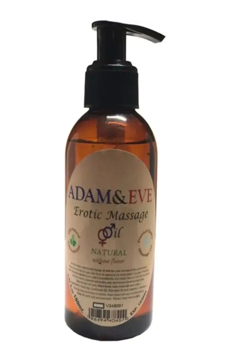 Adam & Eve 150 Ml Natural Adam&eve Massage Oil Boy Adam Eve Rotık Masaj Yağı X 3 Adet