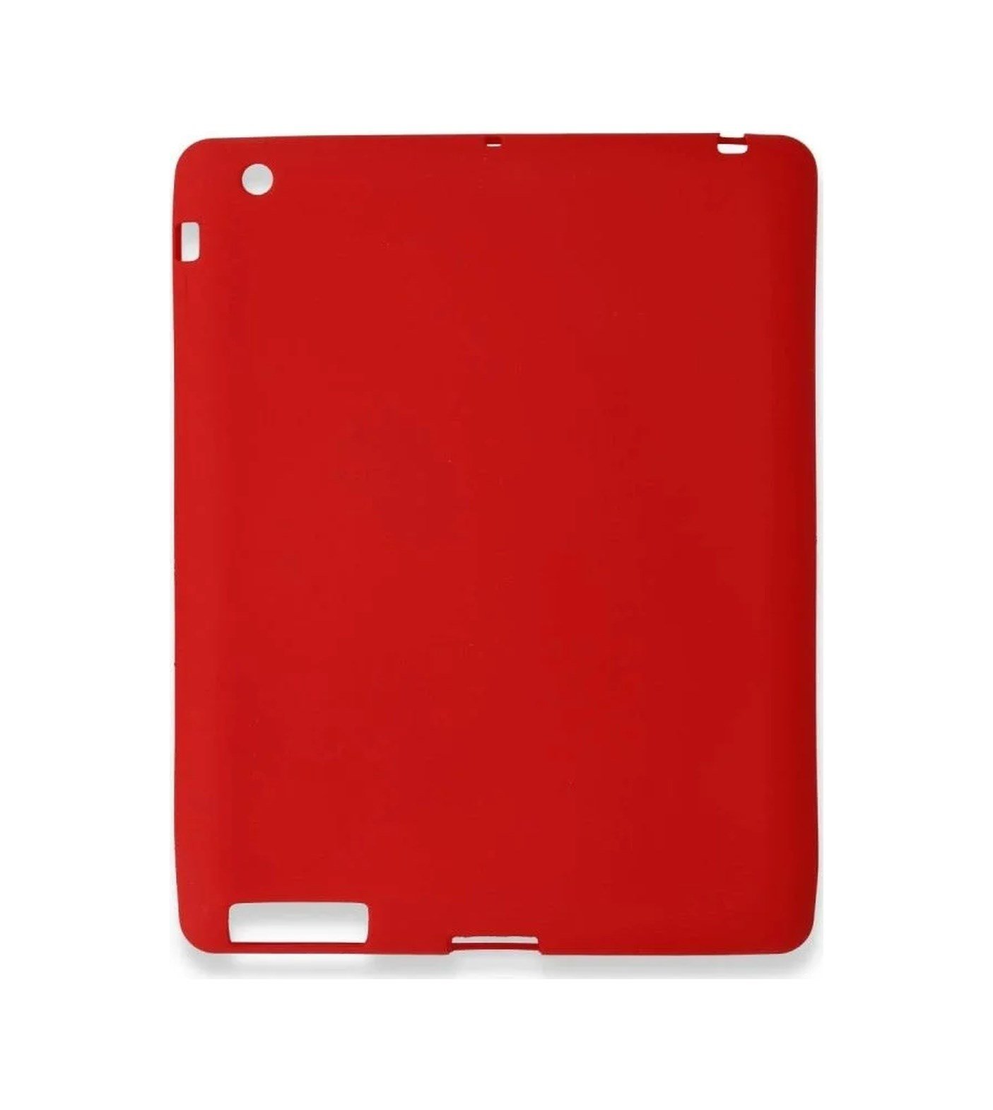 Apple İpad 4 9.7 Kılıf Evo Tablet Silikon - Kırmızı