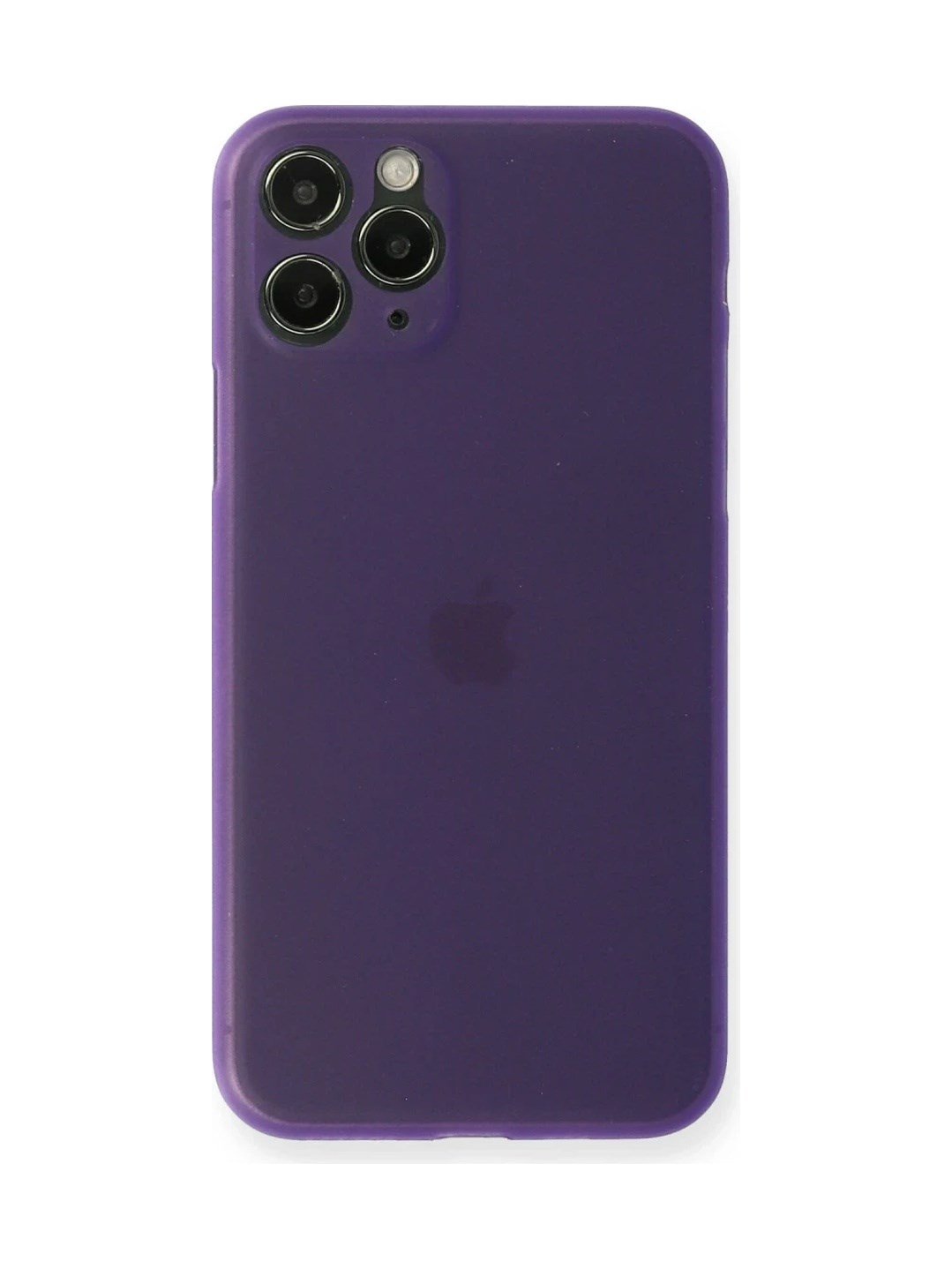 Apple İphone 11 Pro Max Kılıf Pp Ultra İnce Kapak - Mor 0.2M-Çok Renkli