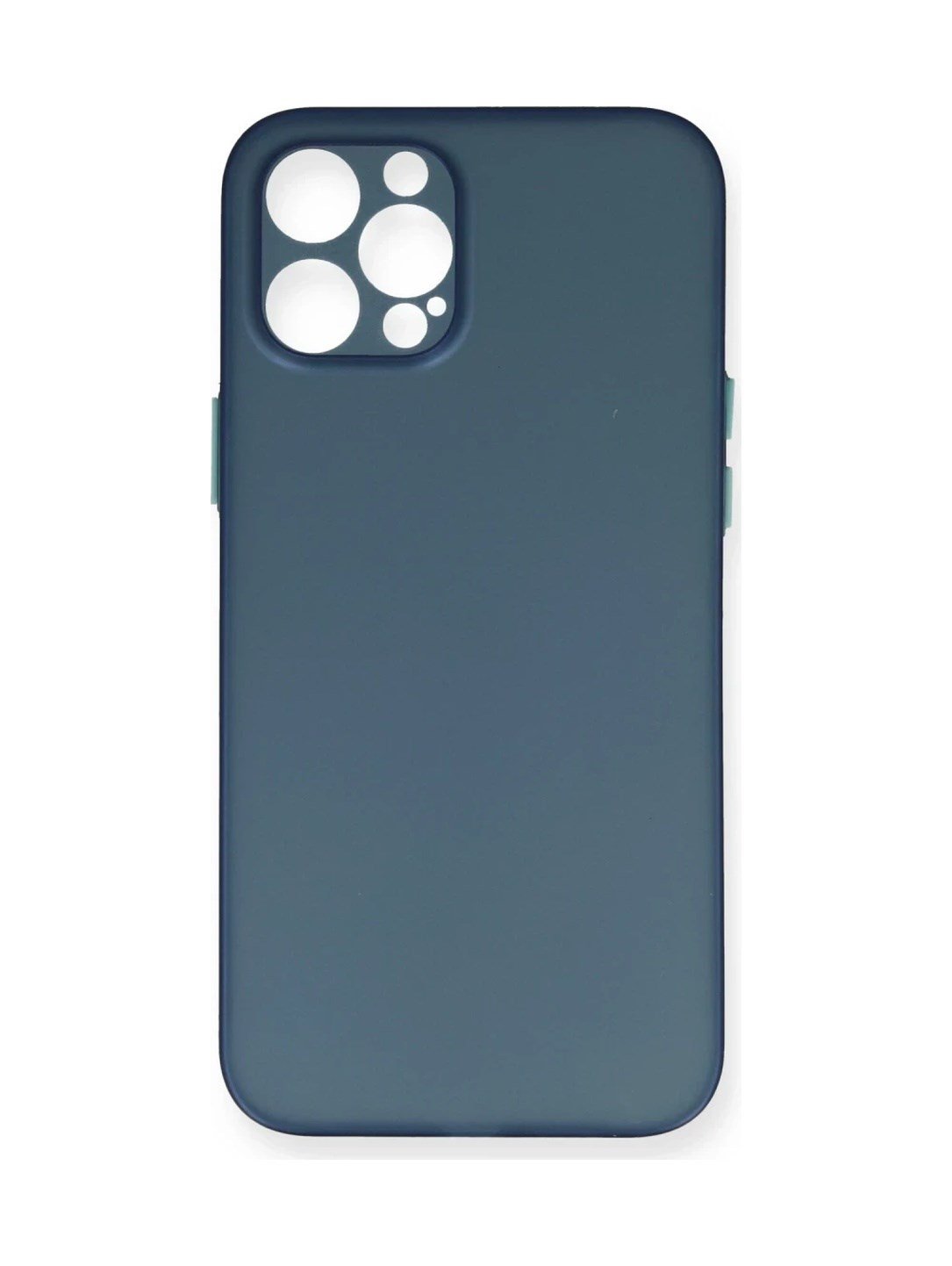 Apple İphone 12 Pro Max Kılıf Pp Ultra İnce Kapak - Mavi 0.2M-Çok Renkli