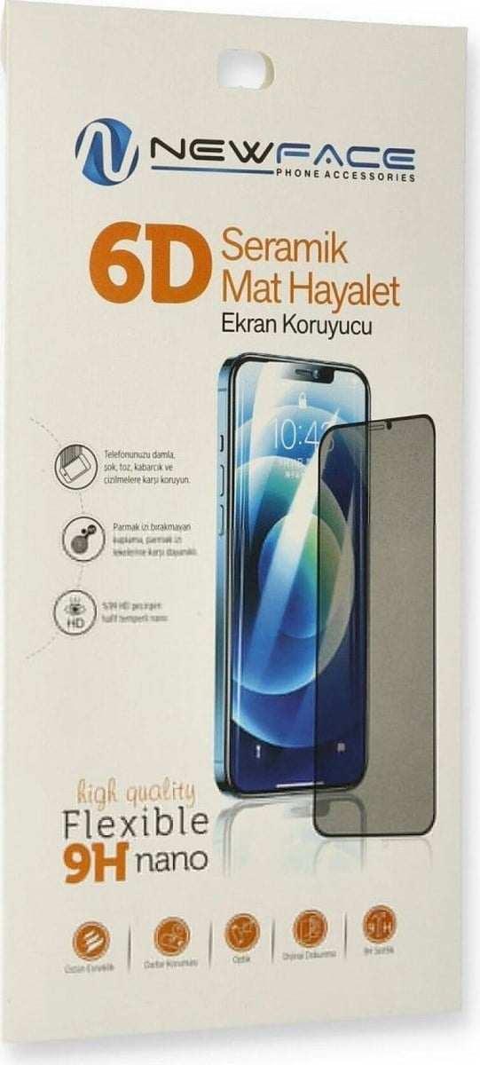 Apple İphone 14 Pro Max 6d Mat Seramik Hayalet Nano Ekran Koruyucu