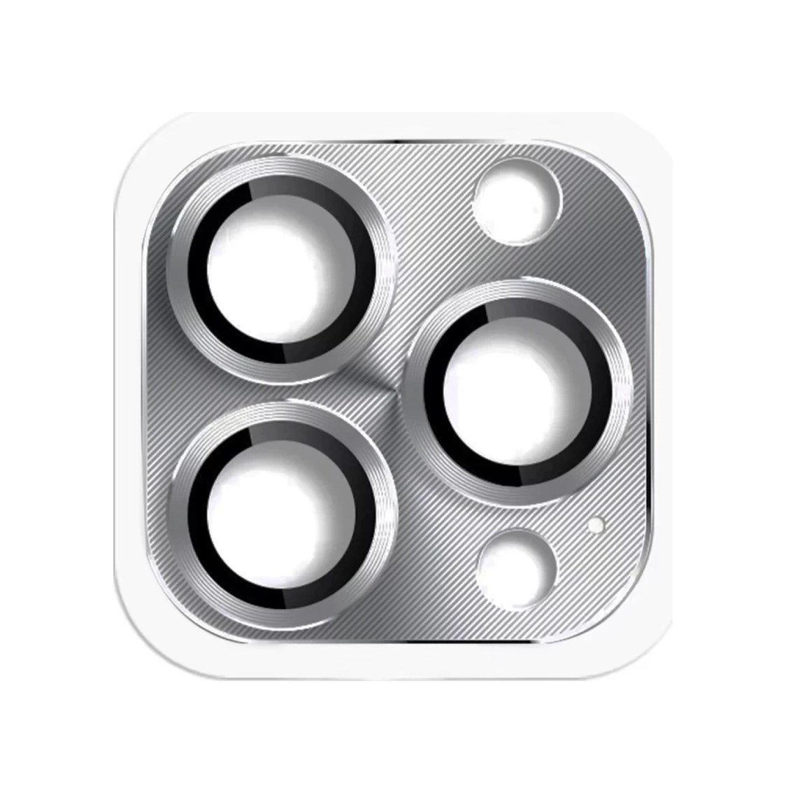 Apple İphone 16 Pro Max Uyumlu Pers Alüminyum Kamera Lens - Gri
