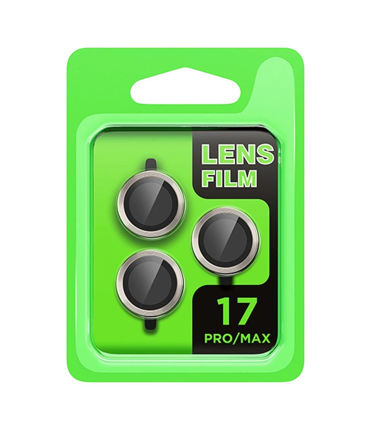 Apple İphone 17 Pro Uyumlu Raze Metal Kamera Lens - Gri