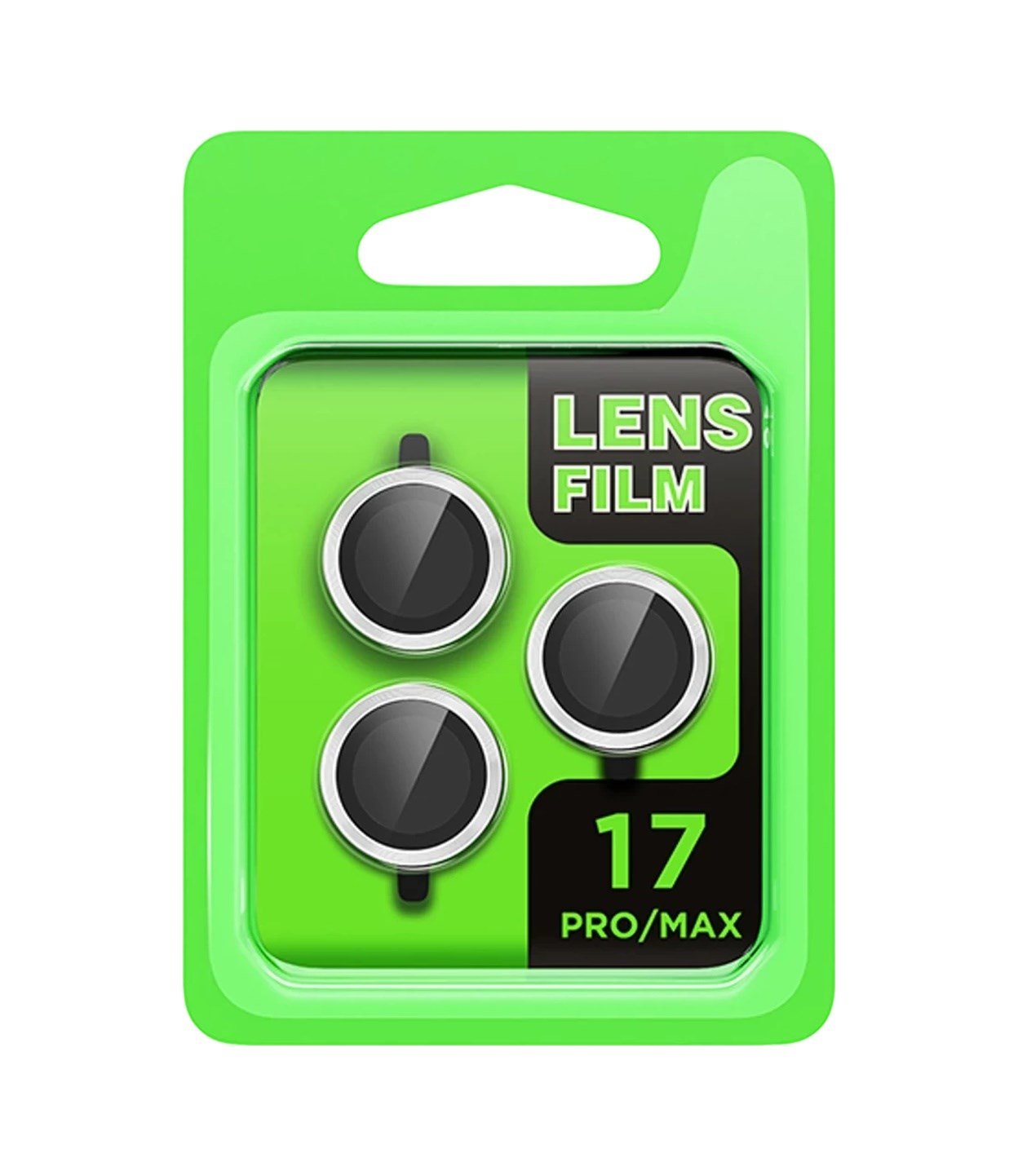 Apple İphone 17 Pro Uyumlu Raze Metal Kamera Lens - Gümüş